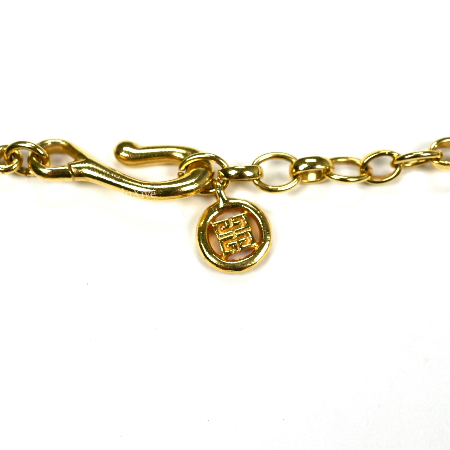 Givenchy - 19.5" Gold Leaf Chain Necklace