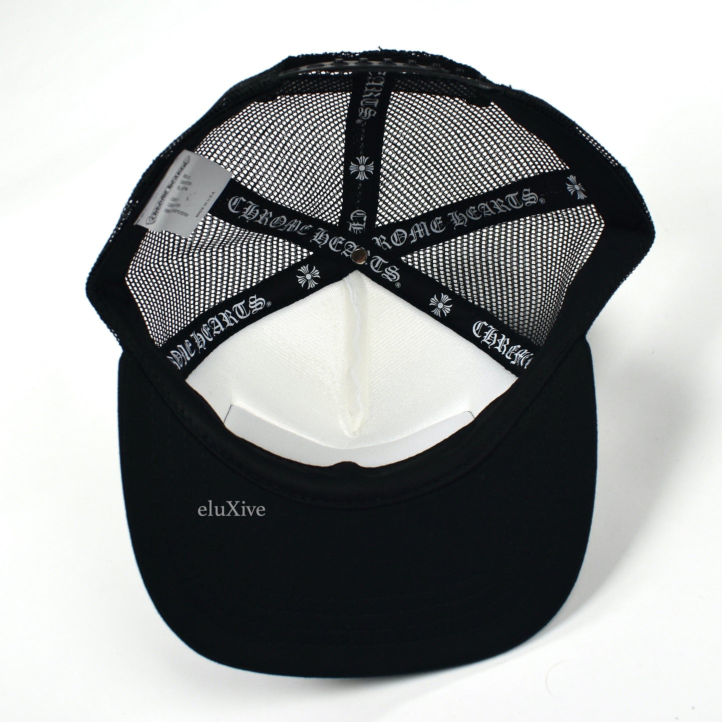 Chrome Hearts - Black/White Chomper Patch Trucker Hat