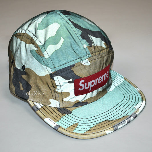 Supreme - Reflective Camo Box Logo Hat (Olive)