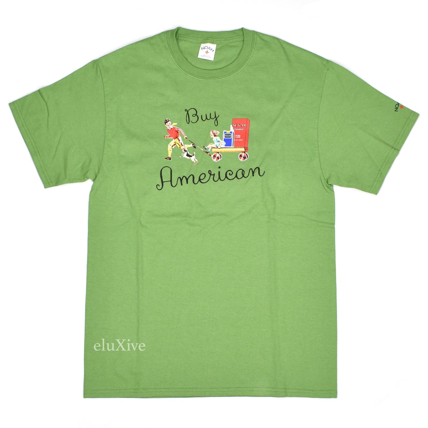 Noah - Buy American T-Shirt (Dill Green)