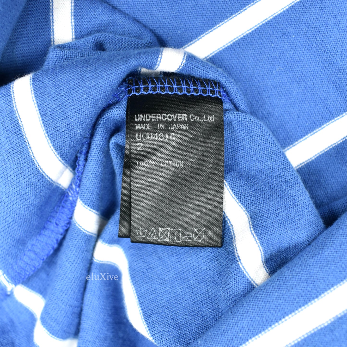 Undercover - Blue Striped Spiritual Noise T-Shirt