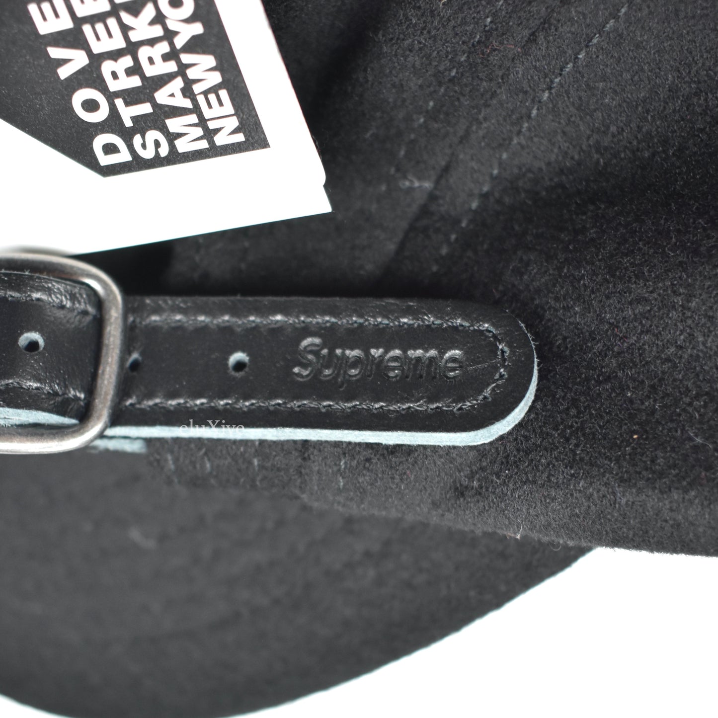 Supreme x Loro Piana - Wool Box Logo Hat (Black)