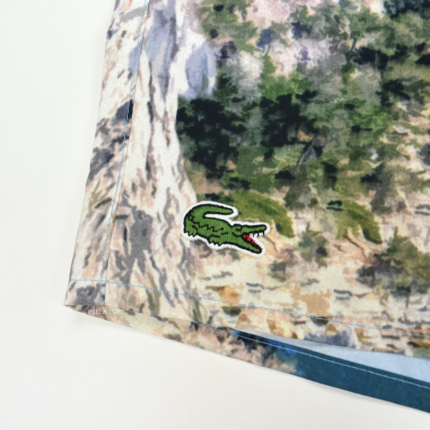Lacoste - Mountain Print Swim Trunks / Shorts