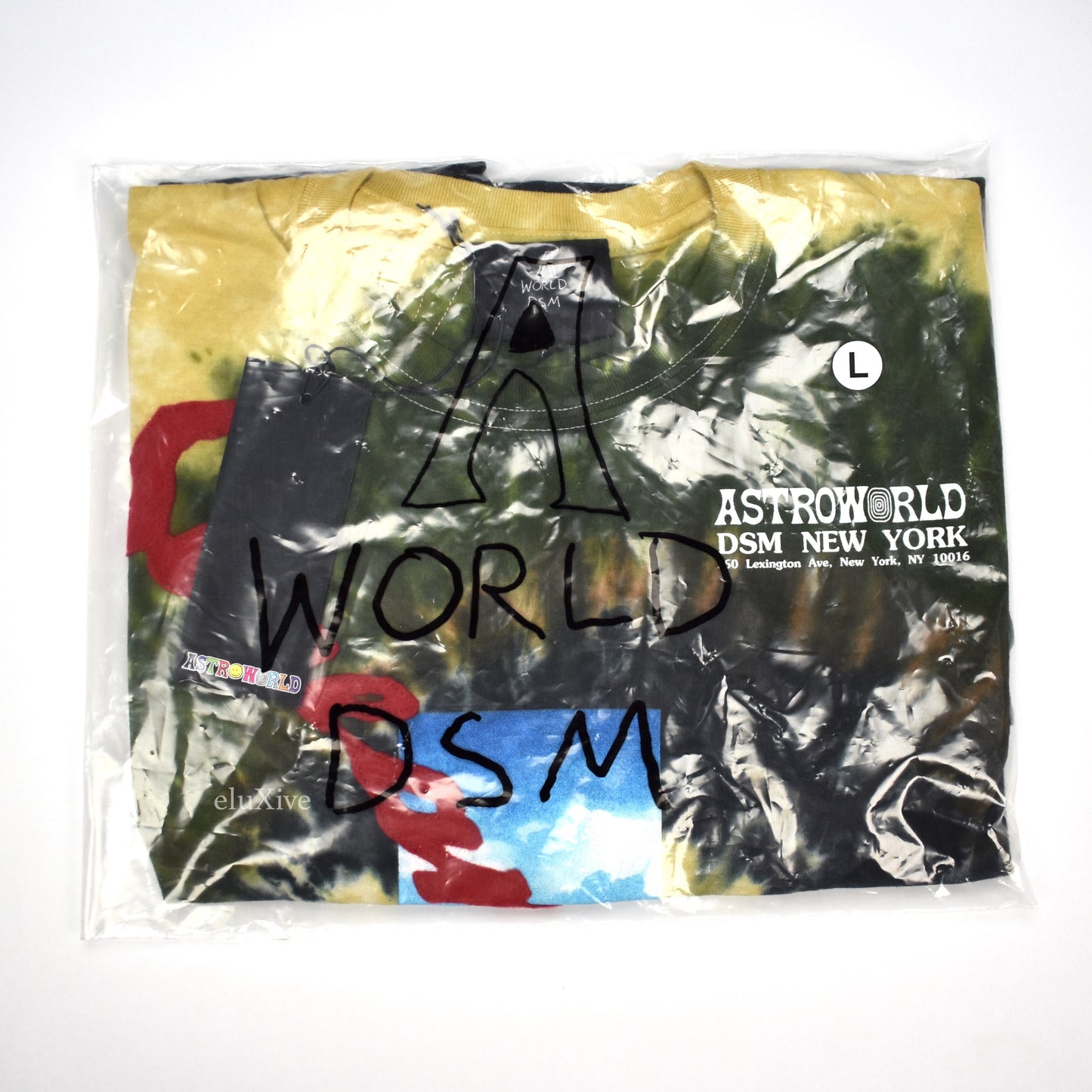 Travis Scott x DSM - Astroworld 'Screamer' Logo Tie-Dye Shirt