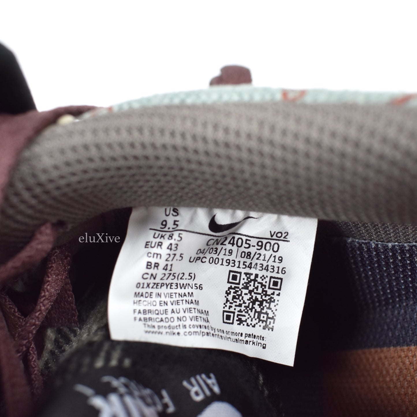 Nike x Travis Scott - Air Force 1 Low 'Cactus Jack'