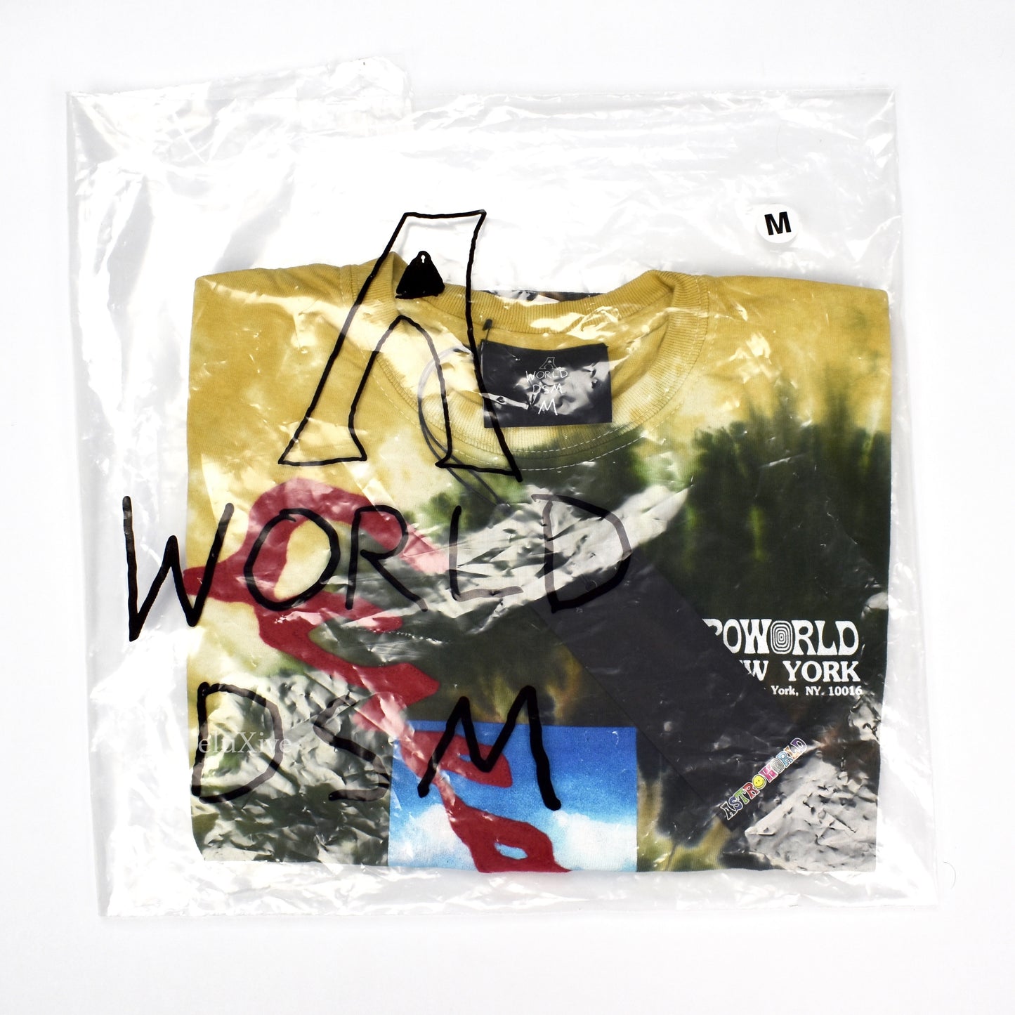 Travis Scott x DSM - Astroworld 'Screamer' Logo Tie-Dye Shirt