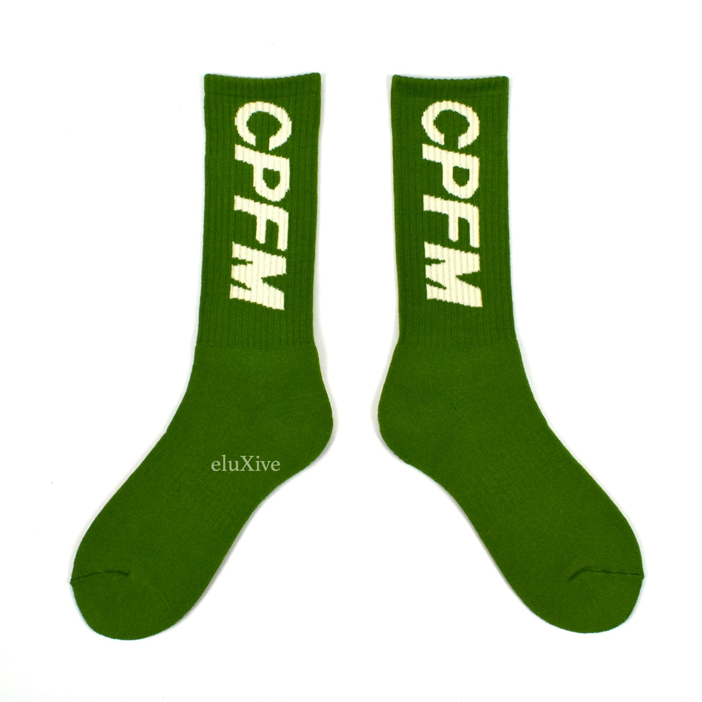 Cactus Plant Flea Market - CPFM Logo Knit Socks (Green)