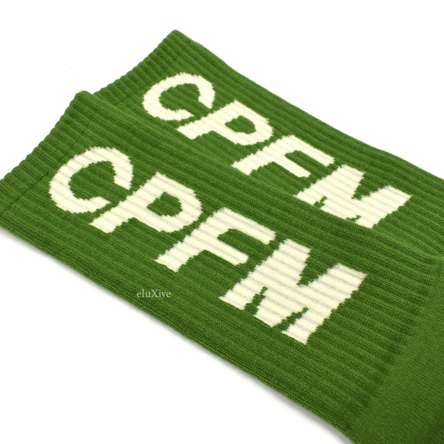 Cactus Plant Flea Market - CPFM Logo Knit Socks (Green)