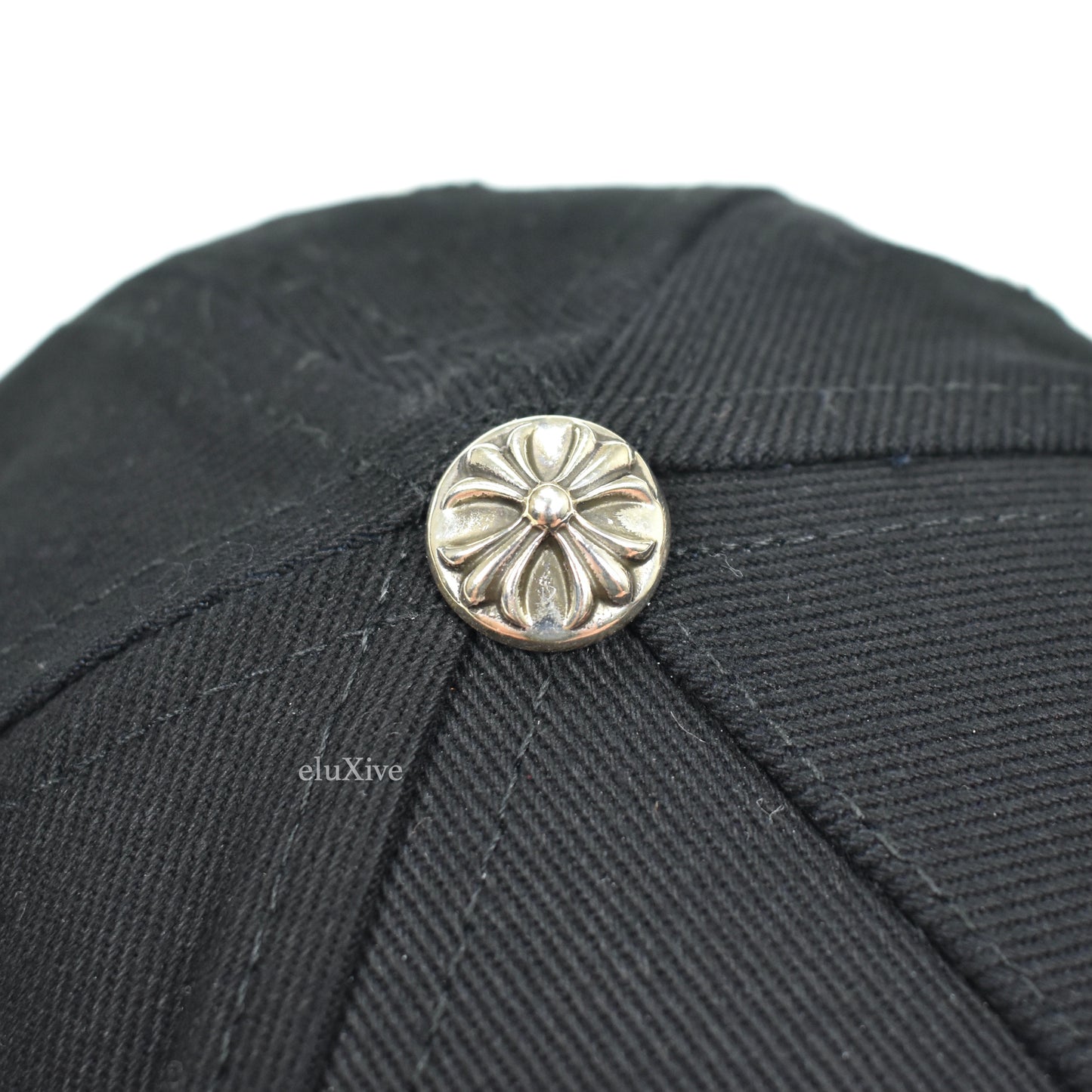 Chrome Hearts - Black Denim Horseshoe Logo Hat