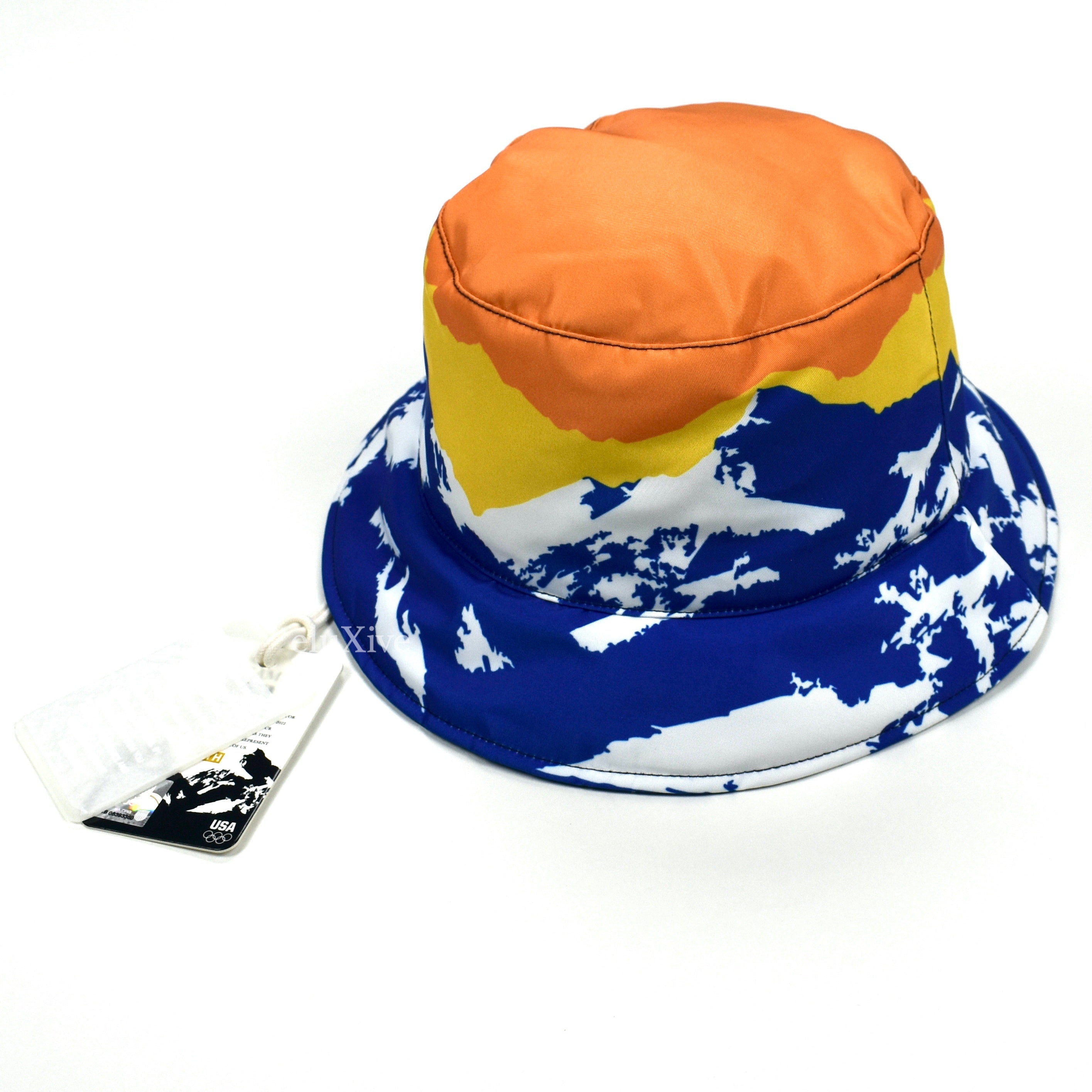 Kith - Team USA Mountain Print Bucket Hat (Orange) – eluXive