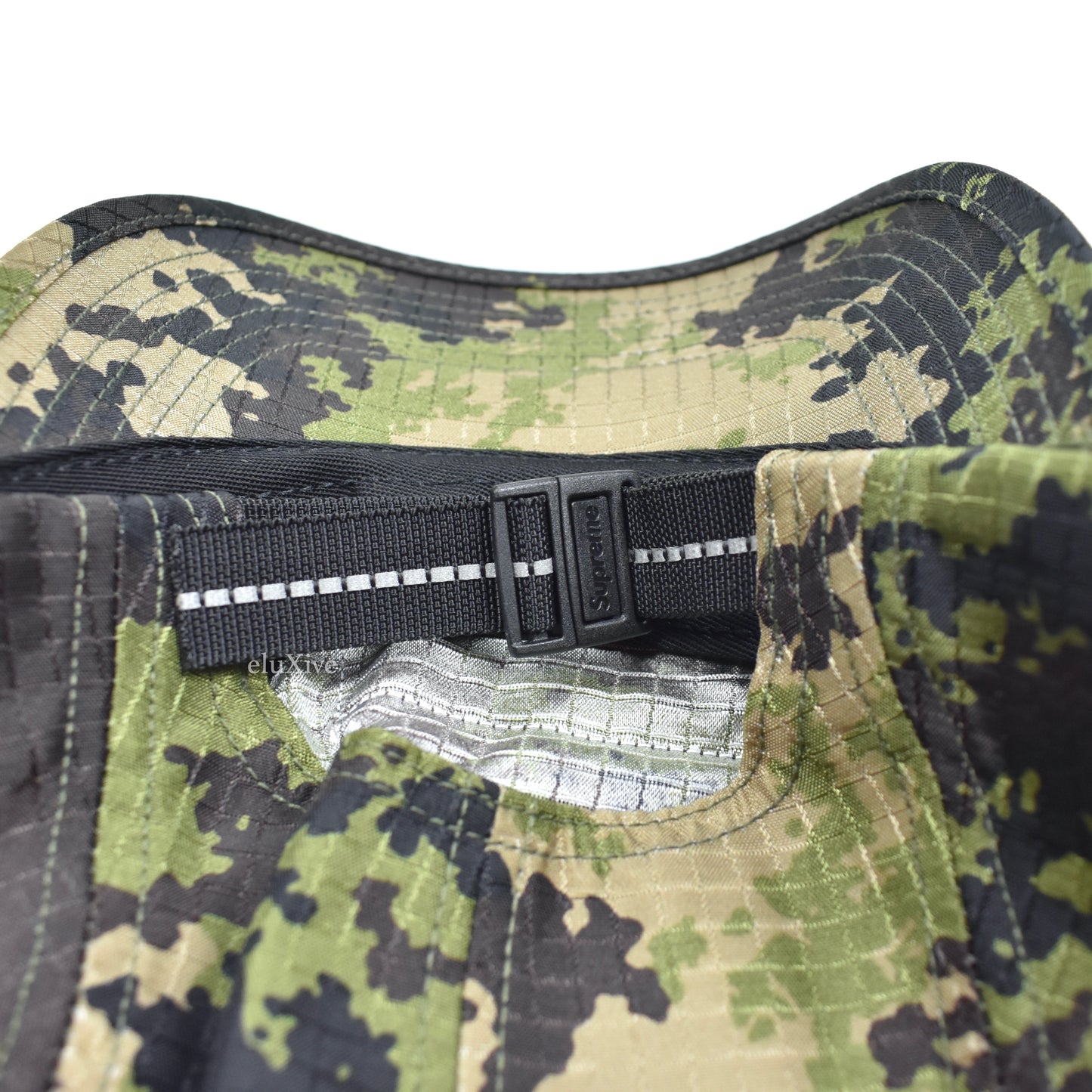 Supreme - Woodland Camo Ripstop Military Box Logo Hat