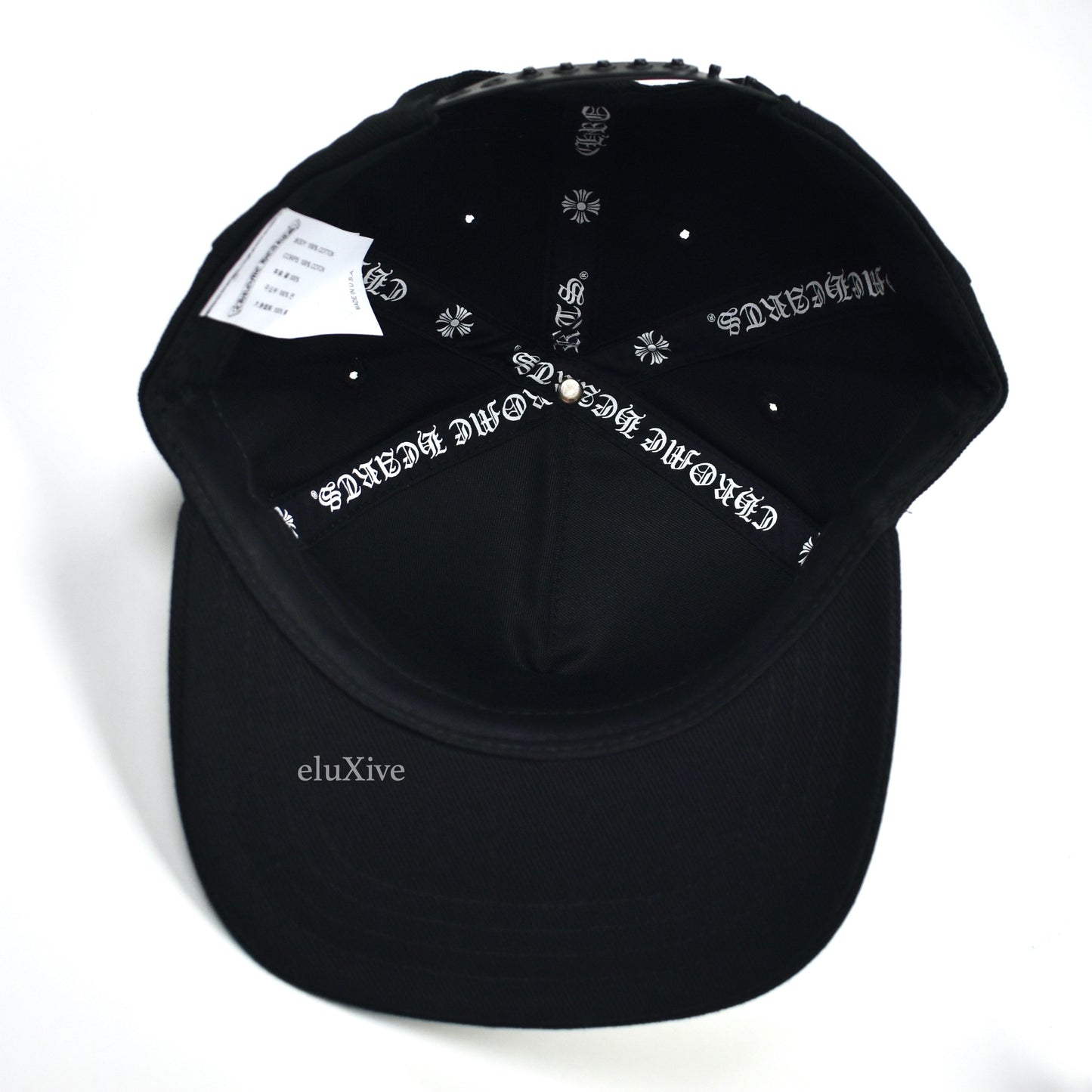 Chrome Hearts - Black Denim Horseshoe Logo Hat
