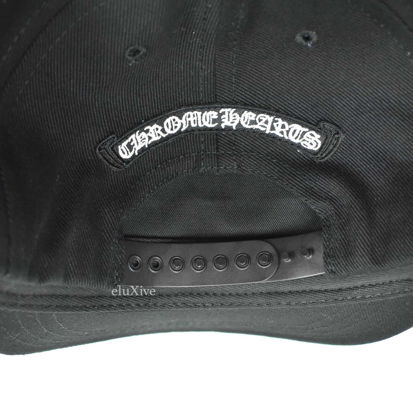 Chrome Hearts - Black Denim Horseshoe Logo Hat