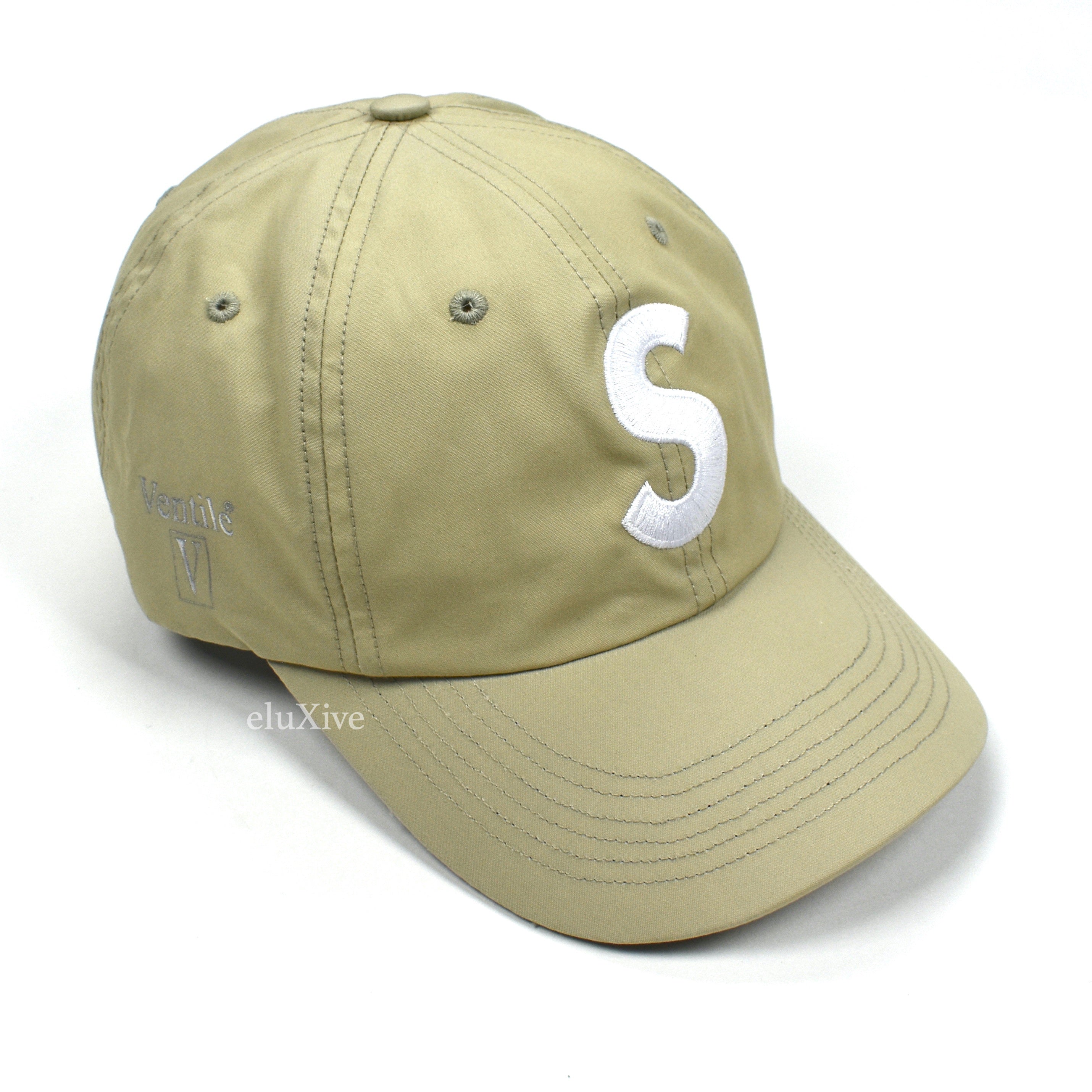 Supreme - Ventile S-Logo Hat (Stone) – eluXive