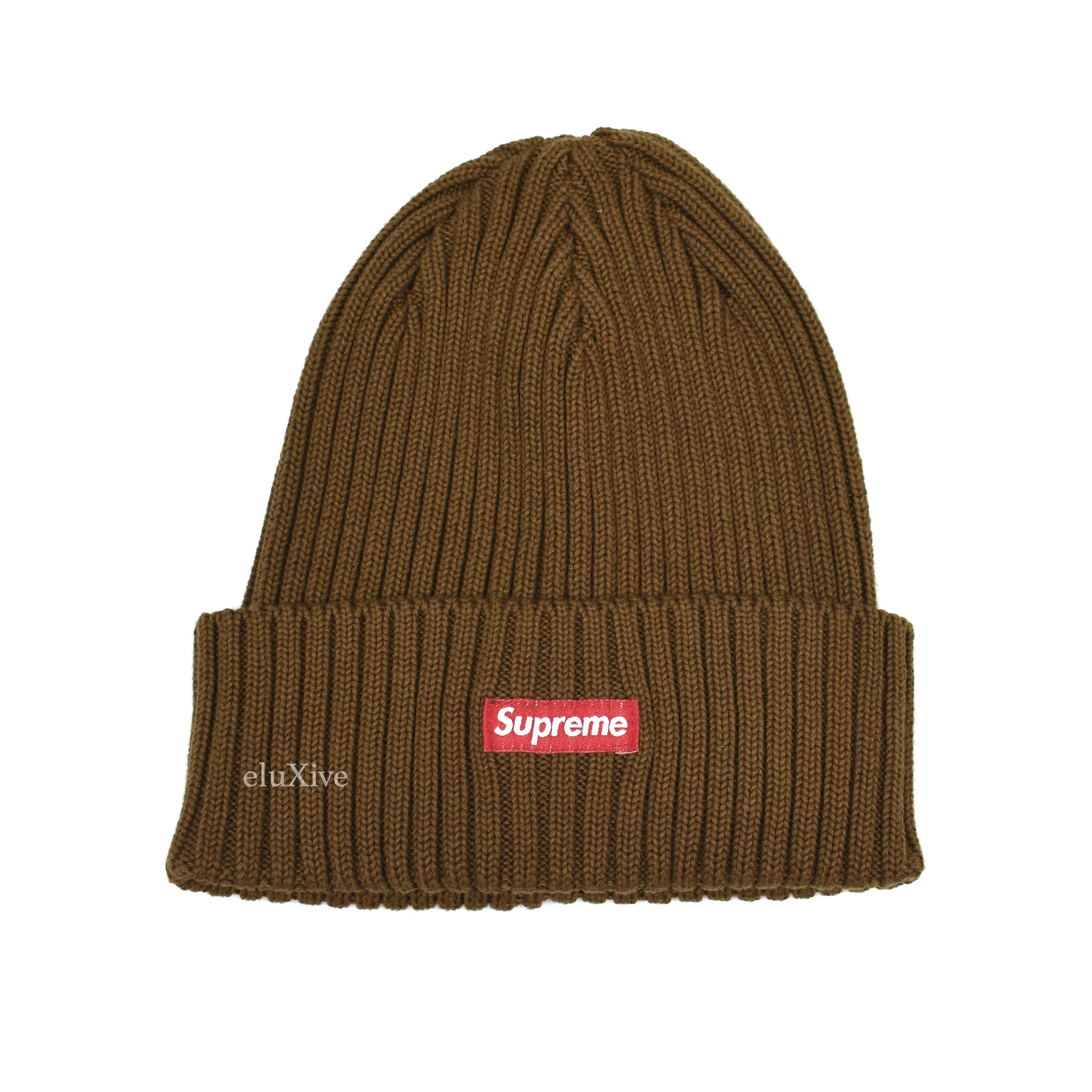 Supreme - Brown Overdyed Small Box Logo Beanie (SS21) – eluXive