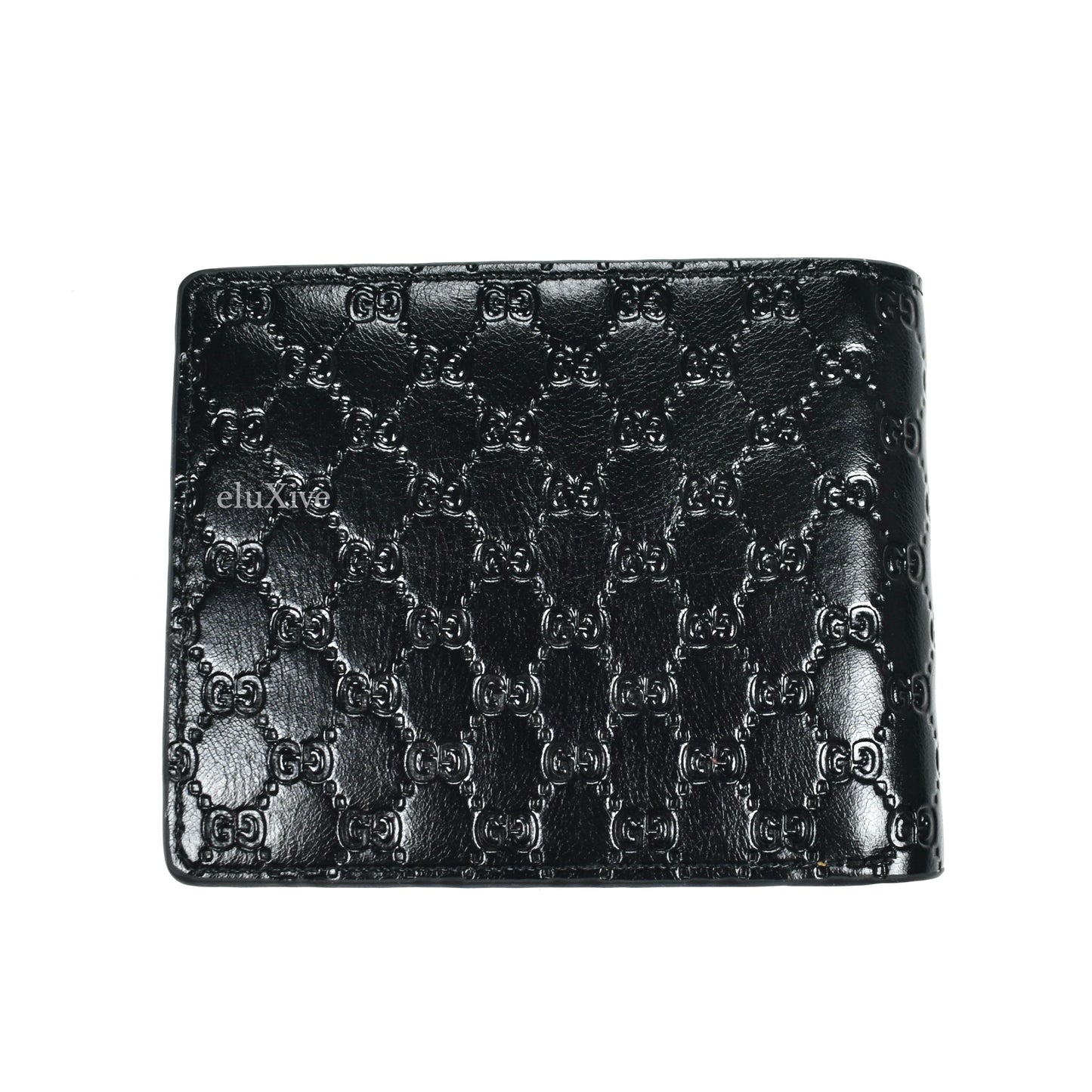 Imran Potato - Cool 'Gucci' Logo Embossed Bifold Wallet (Black)
