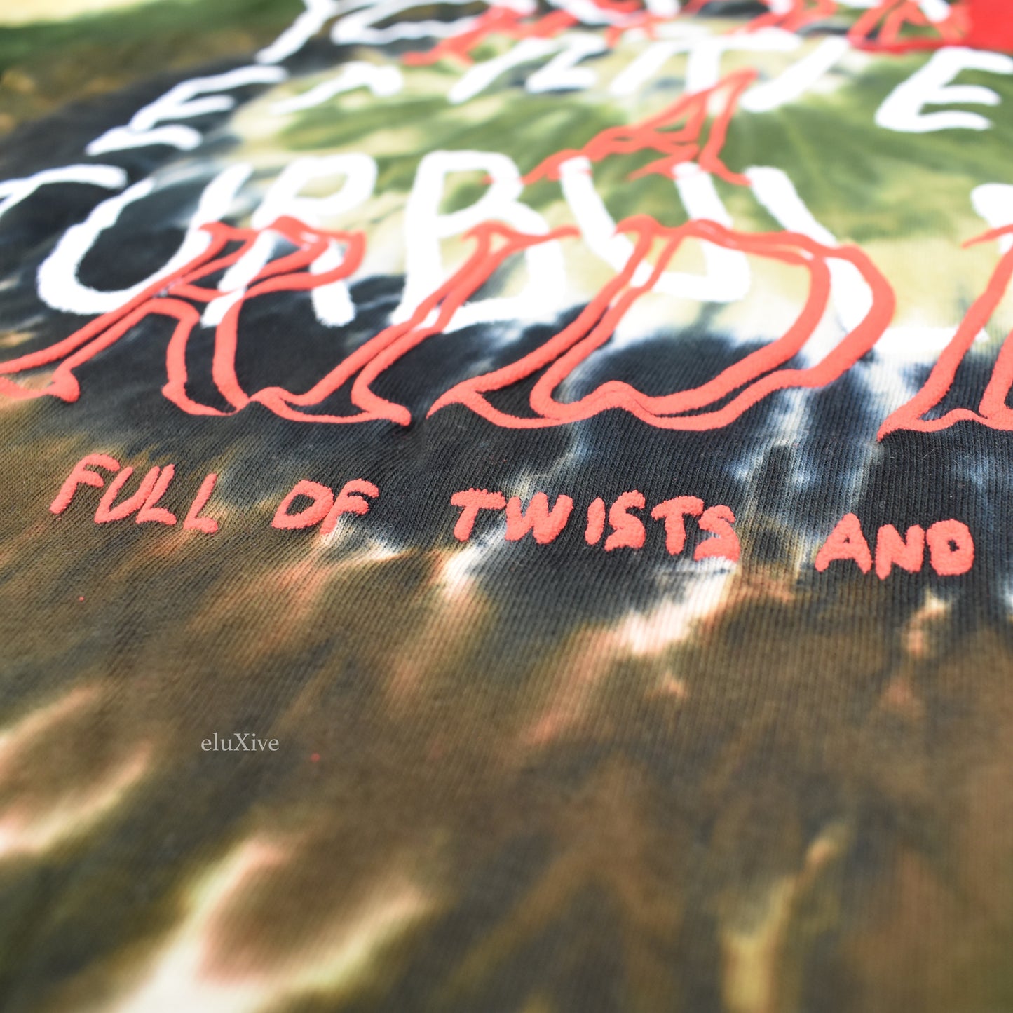 Travis Scott x DSM - Astroworld 'Screamer' Logo Tie-Dye Shirt