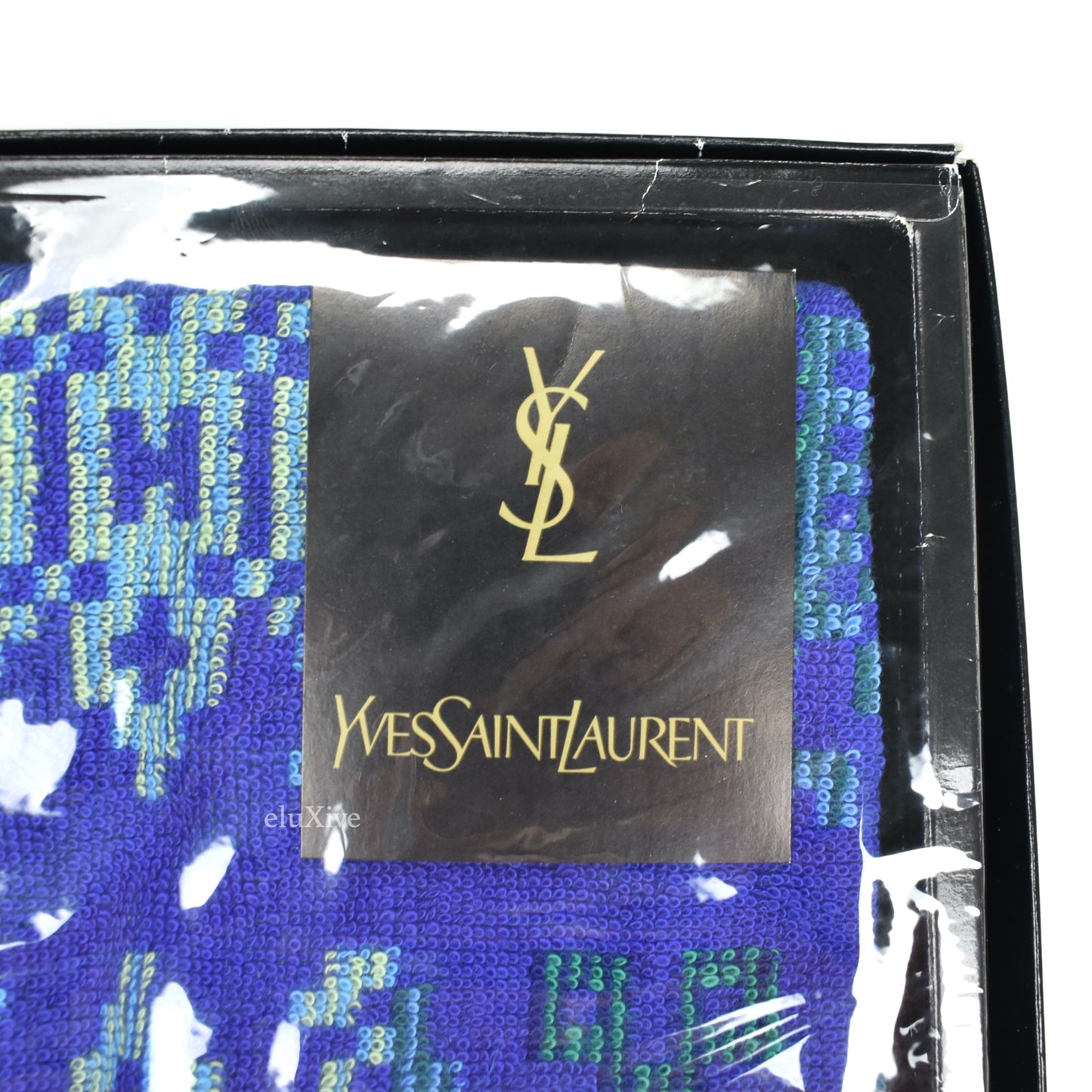 Yves Saint Laurent - Blue Logo Hand Towel (Large)