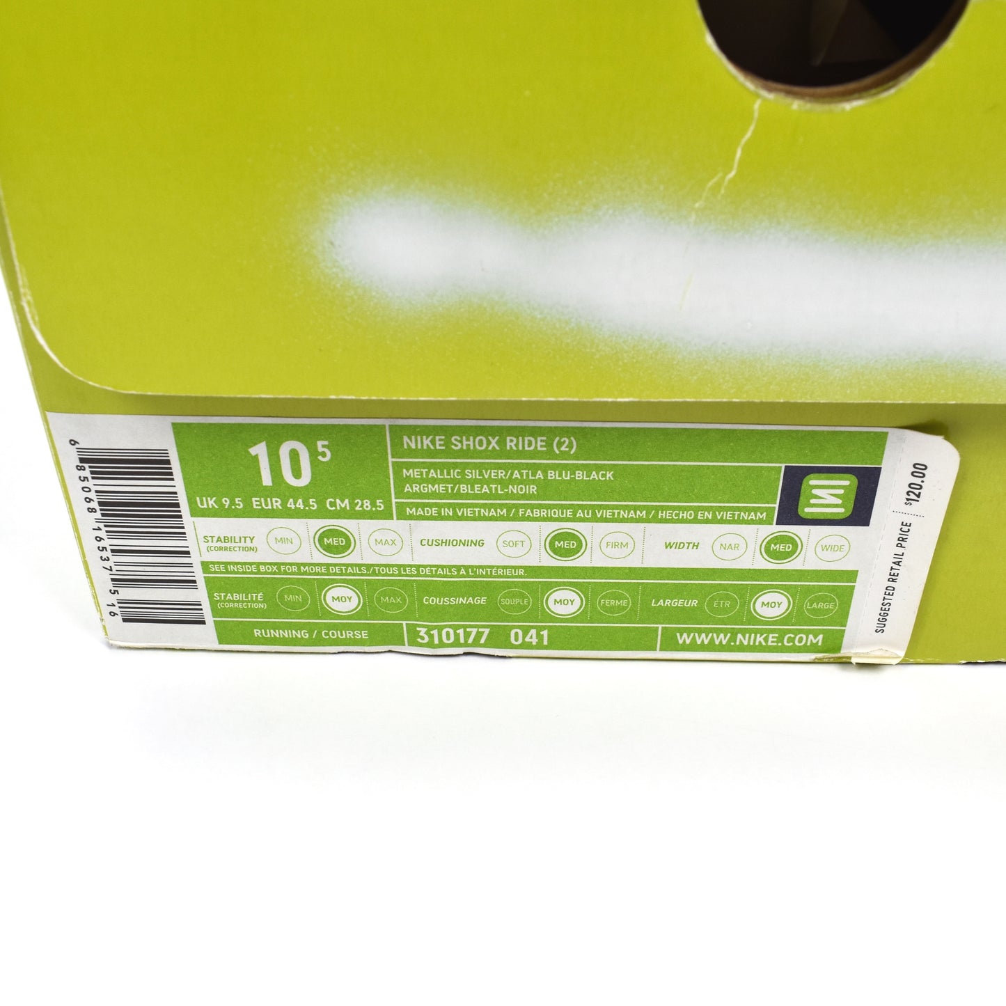 Nike - Shox Ride 2 (Silver / Blue)