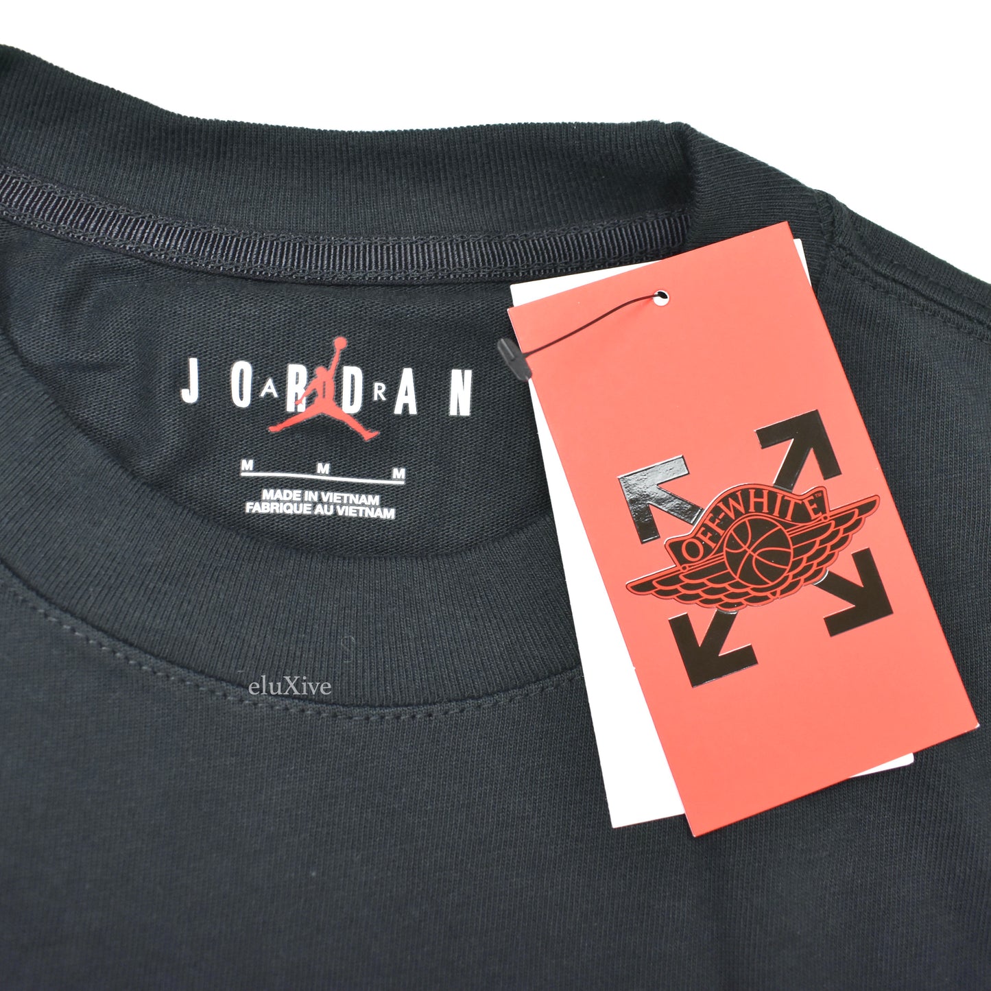 Nike x Off-White - Jordan 2 Logo Embroidered T-Shirt (Black)