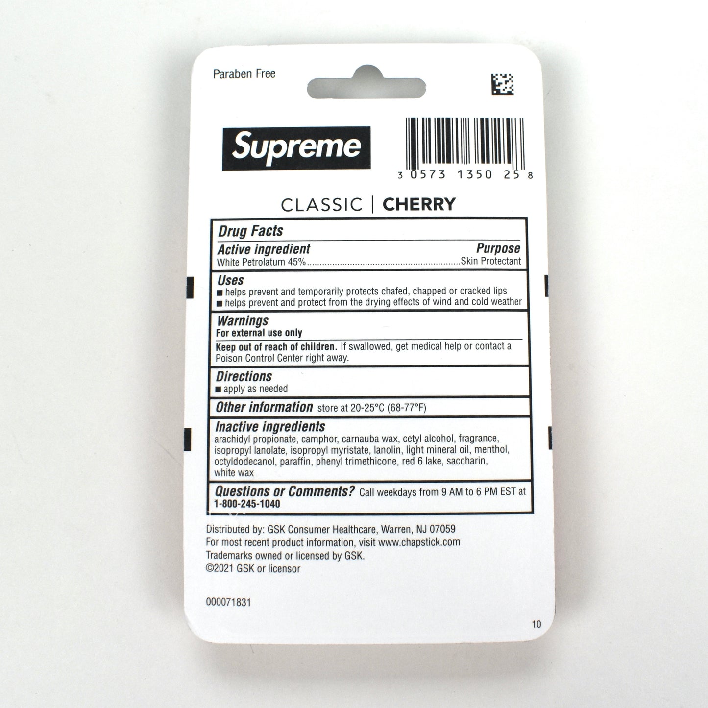Supreme - Box Logo Chapstick (3-Pack)