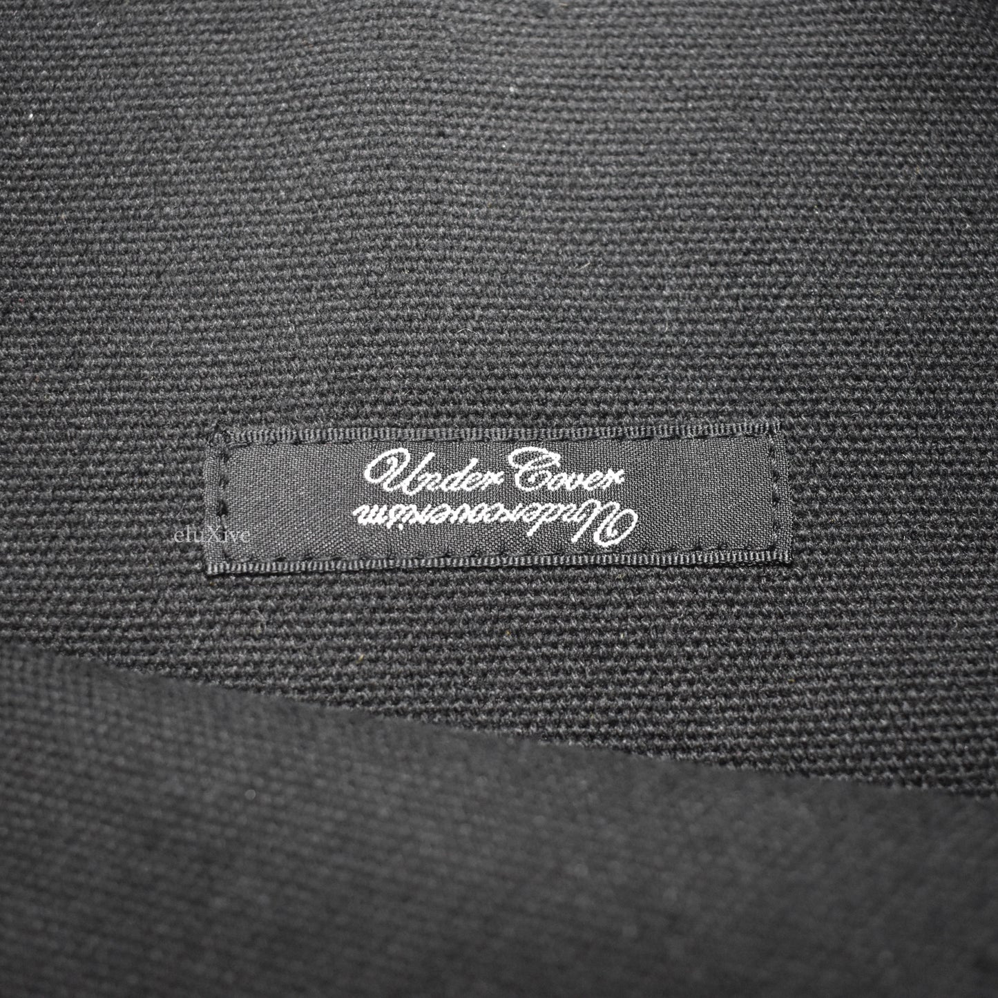 Undercover - Black Apple Logo Tote Bag
