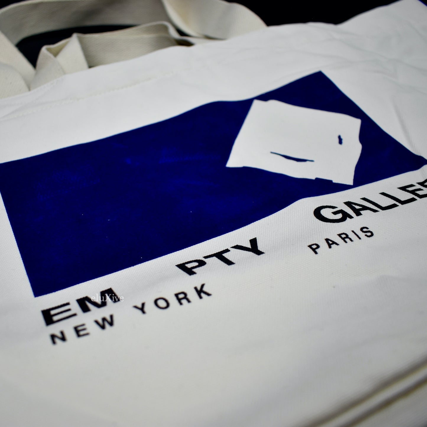 Off-White - Empty Gallery Logo Canvas Tote Bag