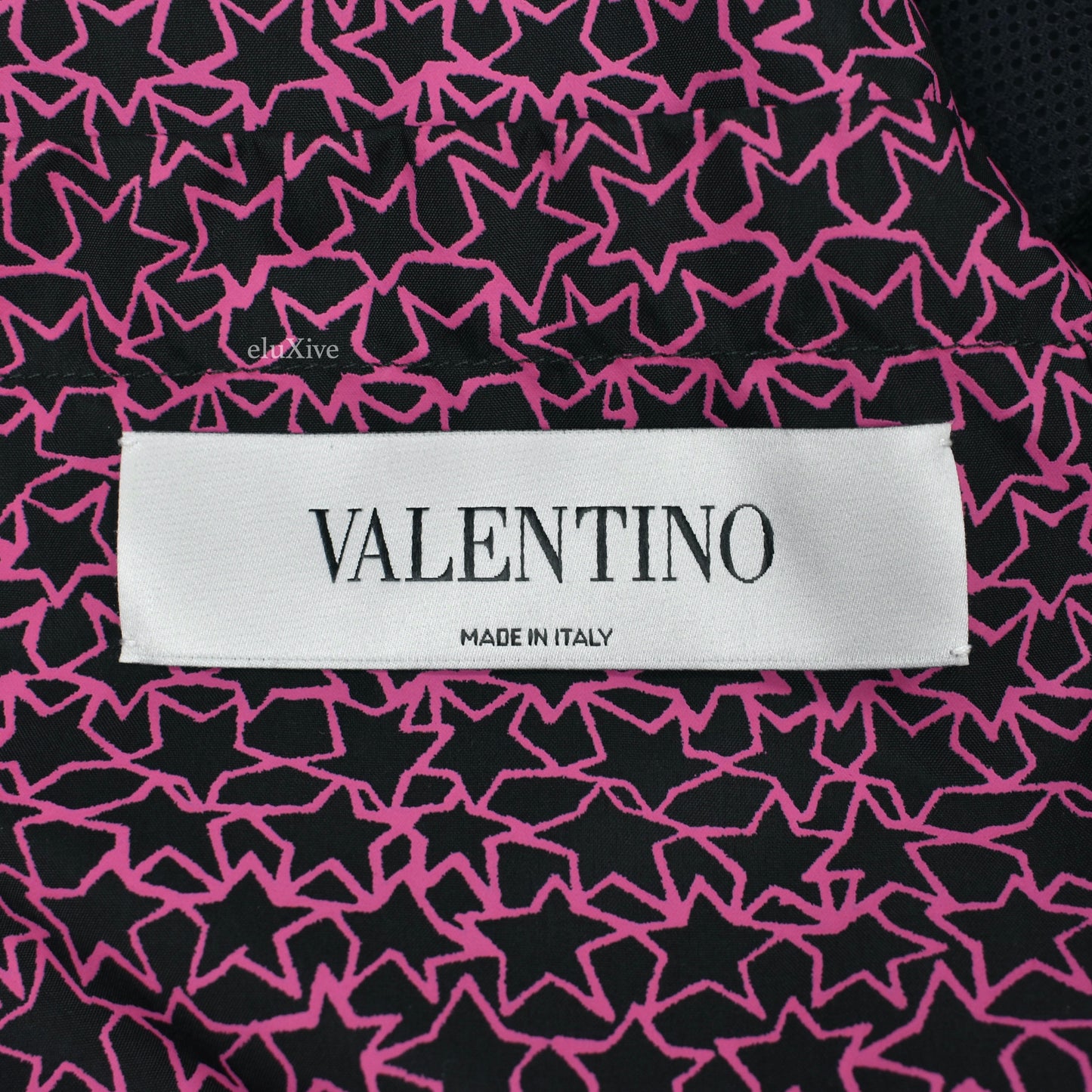 Valentino - Stars Print Nylon Coach's Jacket