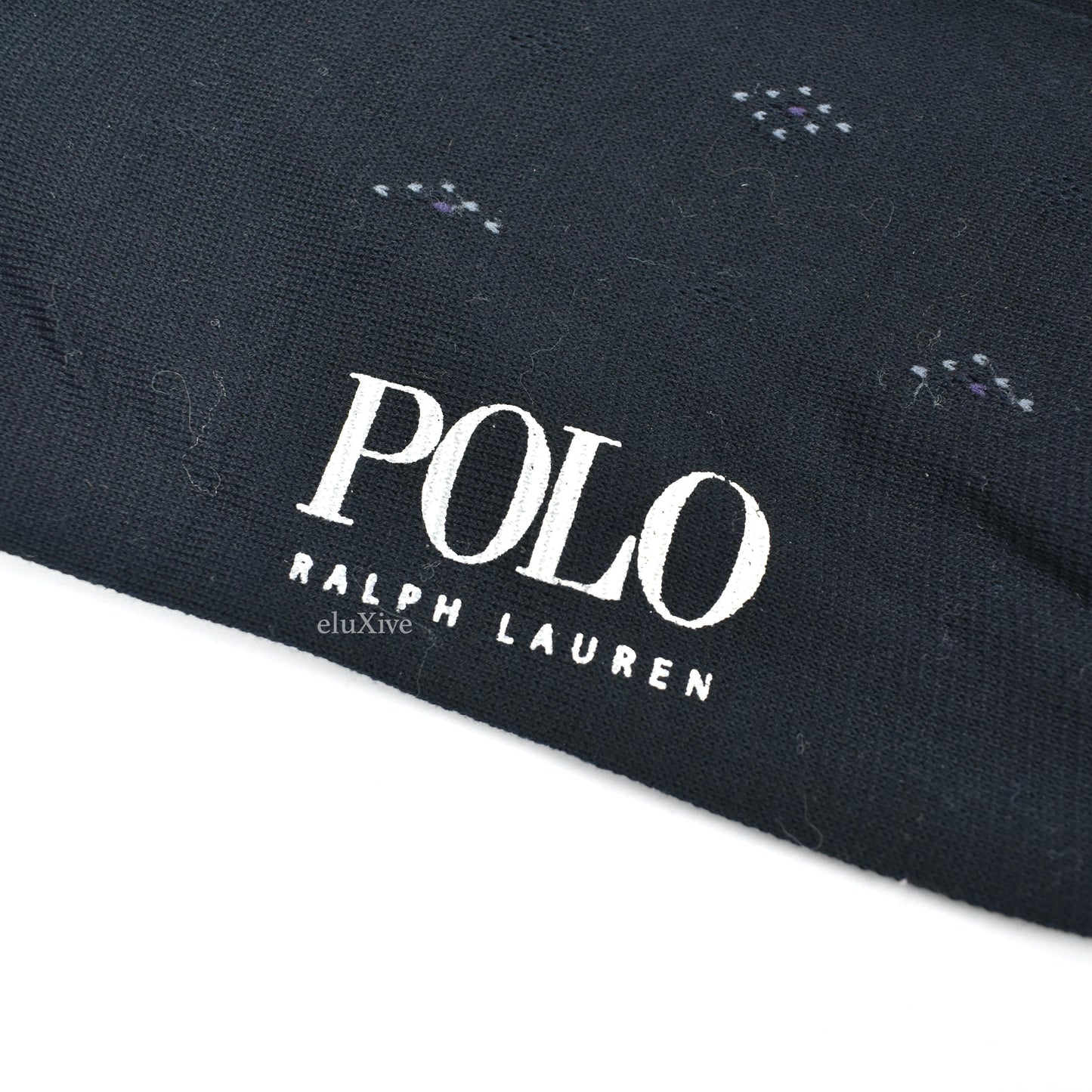 Polo Ralph Lauren - Vintage 90s Made in Japan Navy Logo Socks