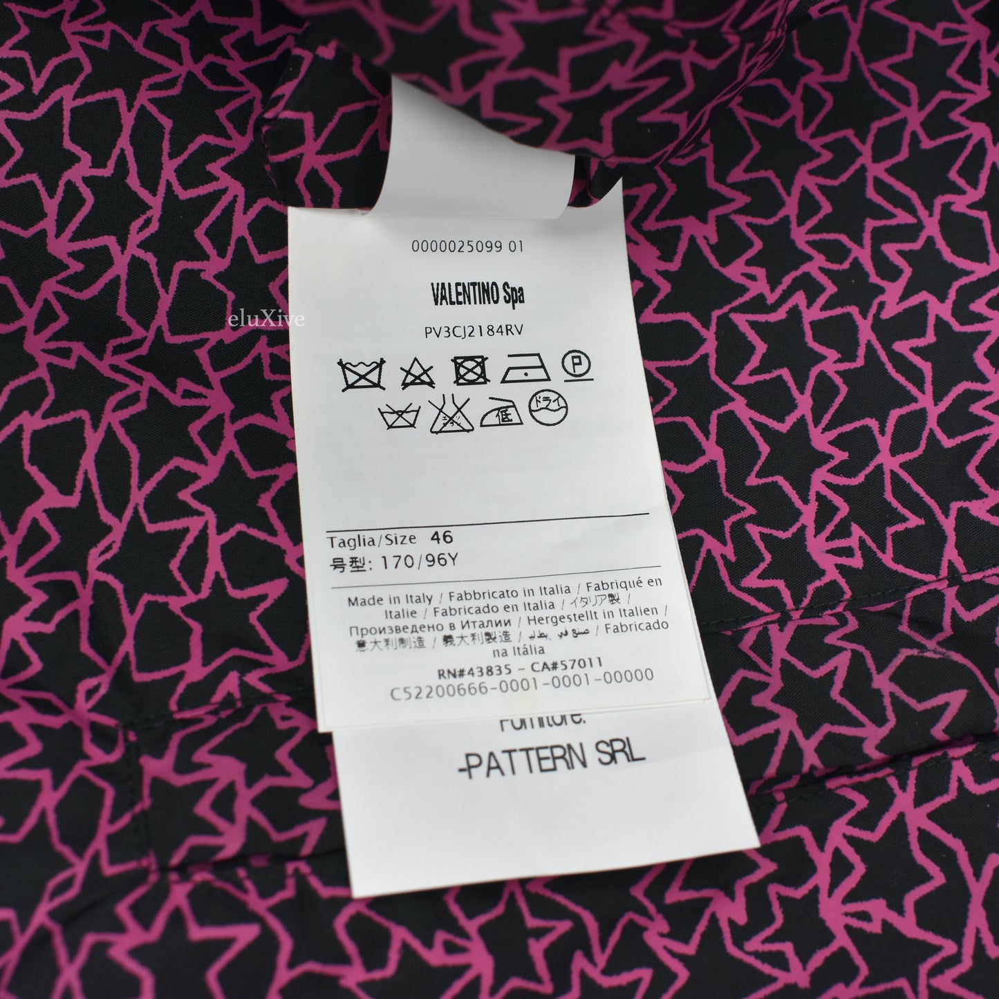 Valentino - Stars Print Nylon Coach's Jacket