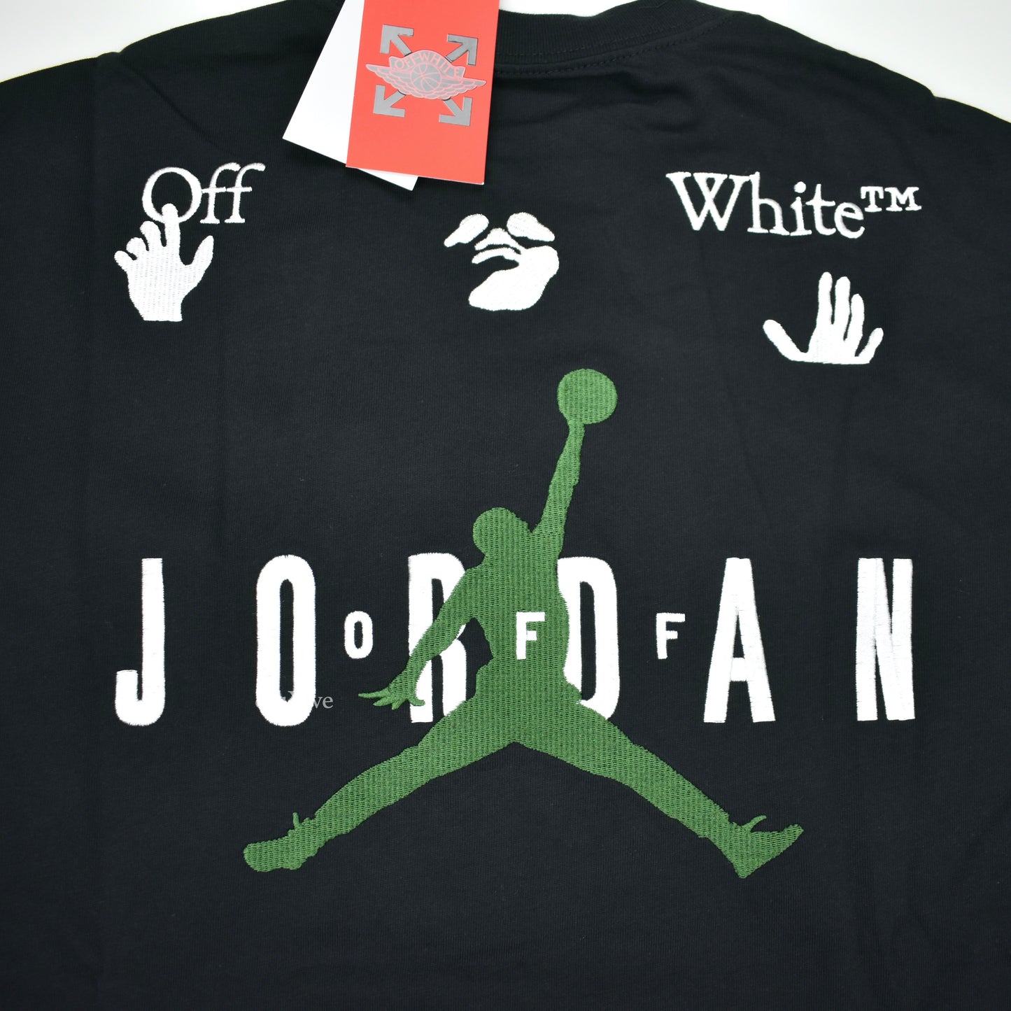 Nike x Off-White - Jordan 2 Logo Embroidered T-Shirt (Black)