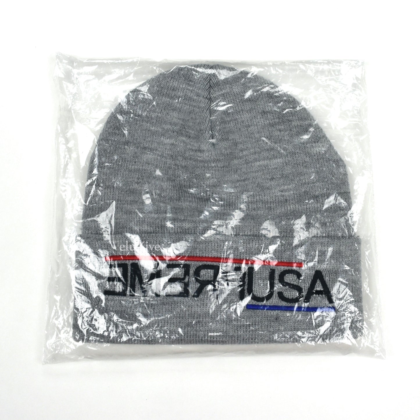 Supreme - USA Logo Beanie (Gray)