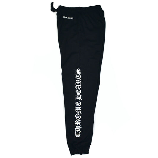 Chrome Hearts - Black Logo Print Sweatpants