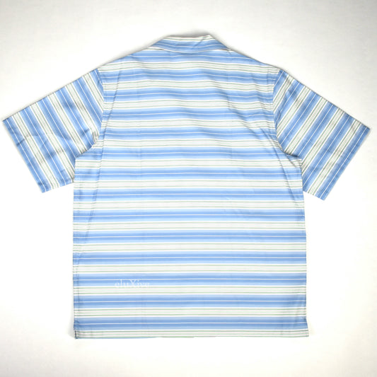 Prada - Blue Striped S/S Button Down Club Shirt