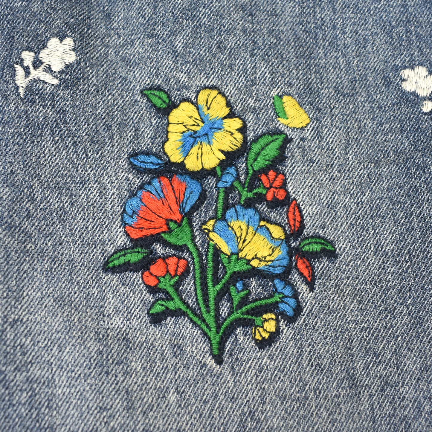Kith - Floral Embroidered Denim Varick Jeans