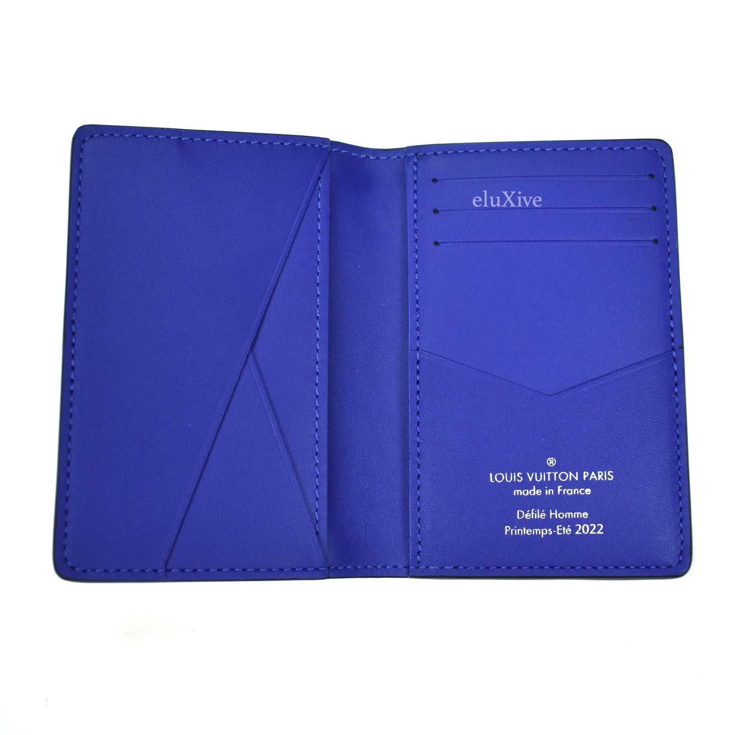 Louis Vuitton - Taurillon Leather Illusion Pocket Organizer (Blue/Green)