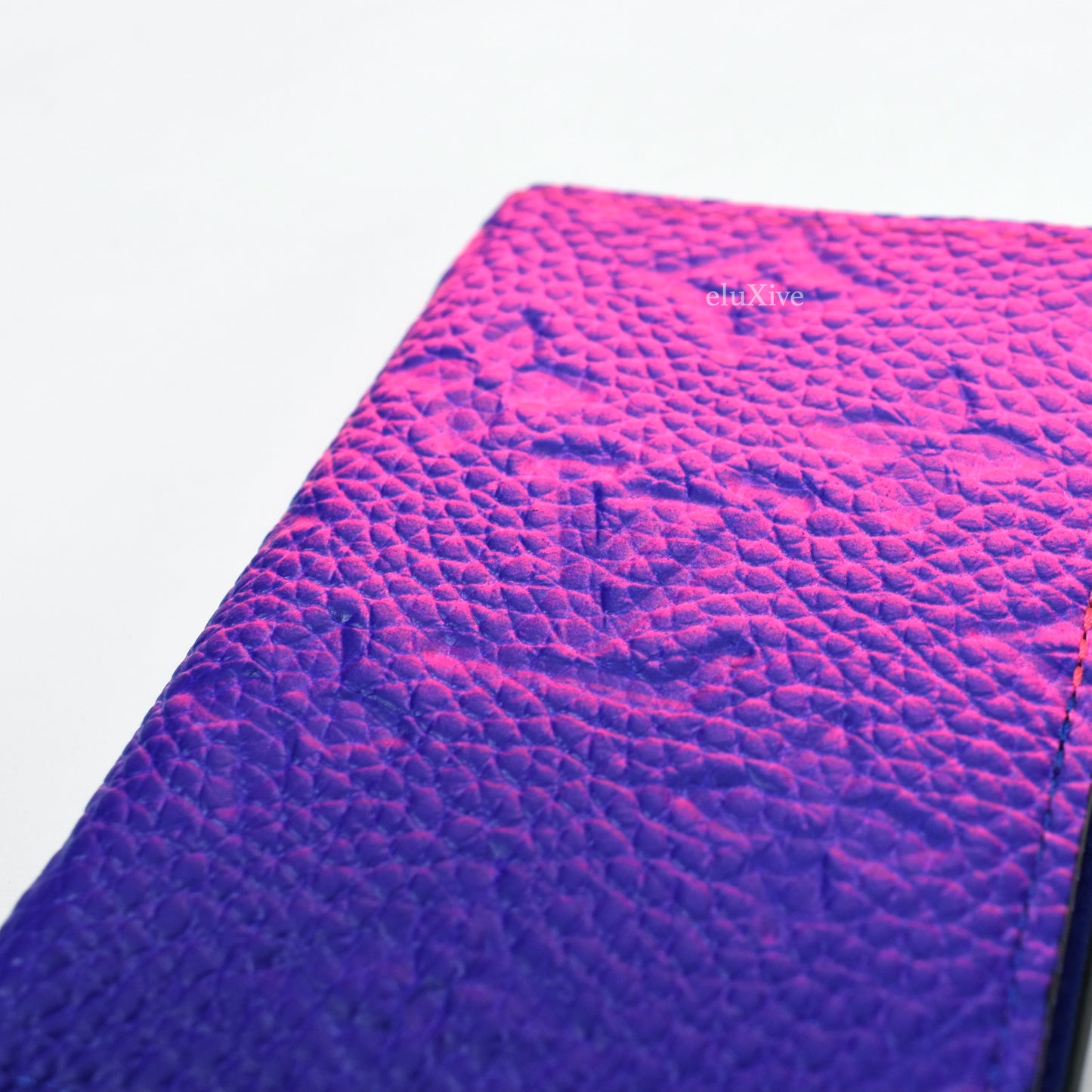 Louis Vuitton - Taurillon Leather Illusion Pocket Organizer (Blue/Pink)