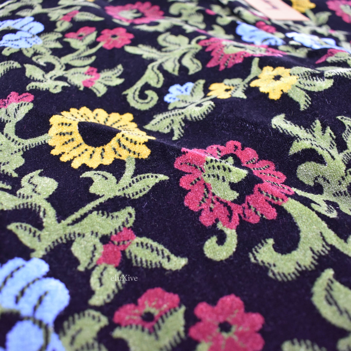 Stussy - Floral Jacquard Velvet Big 'Ol Jeans