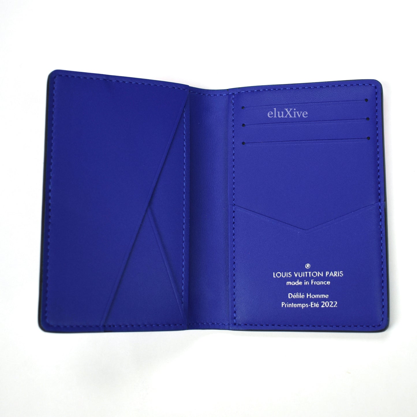 Louis Vuitton - Taurillon Leather Illusion Pocket Organizer (Blue/Pink)