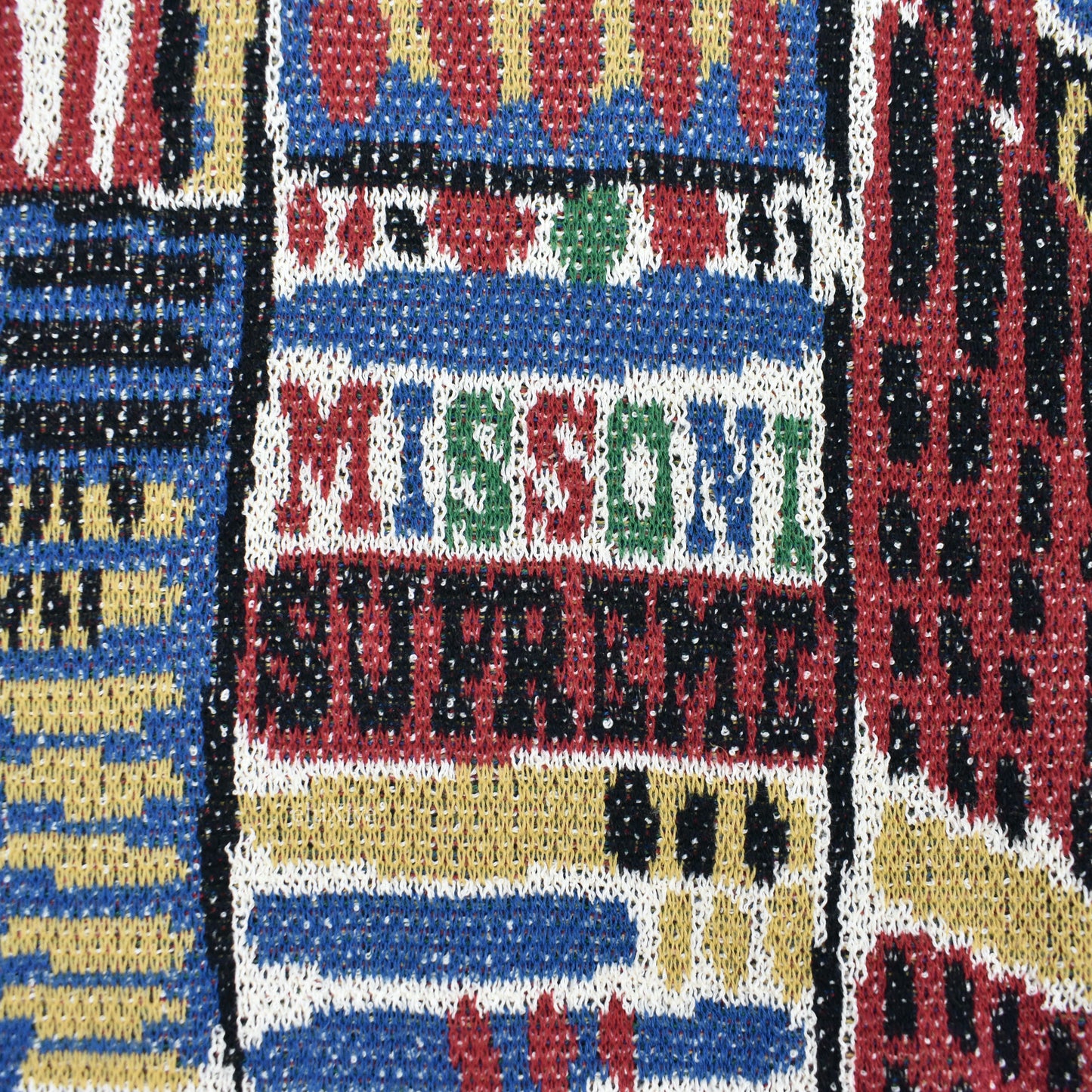 Supreme x Missoni - Multicolor Skyline Jacquard Logo Knit Sweater