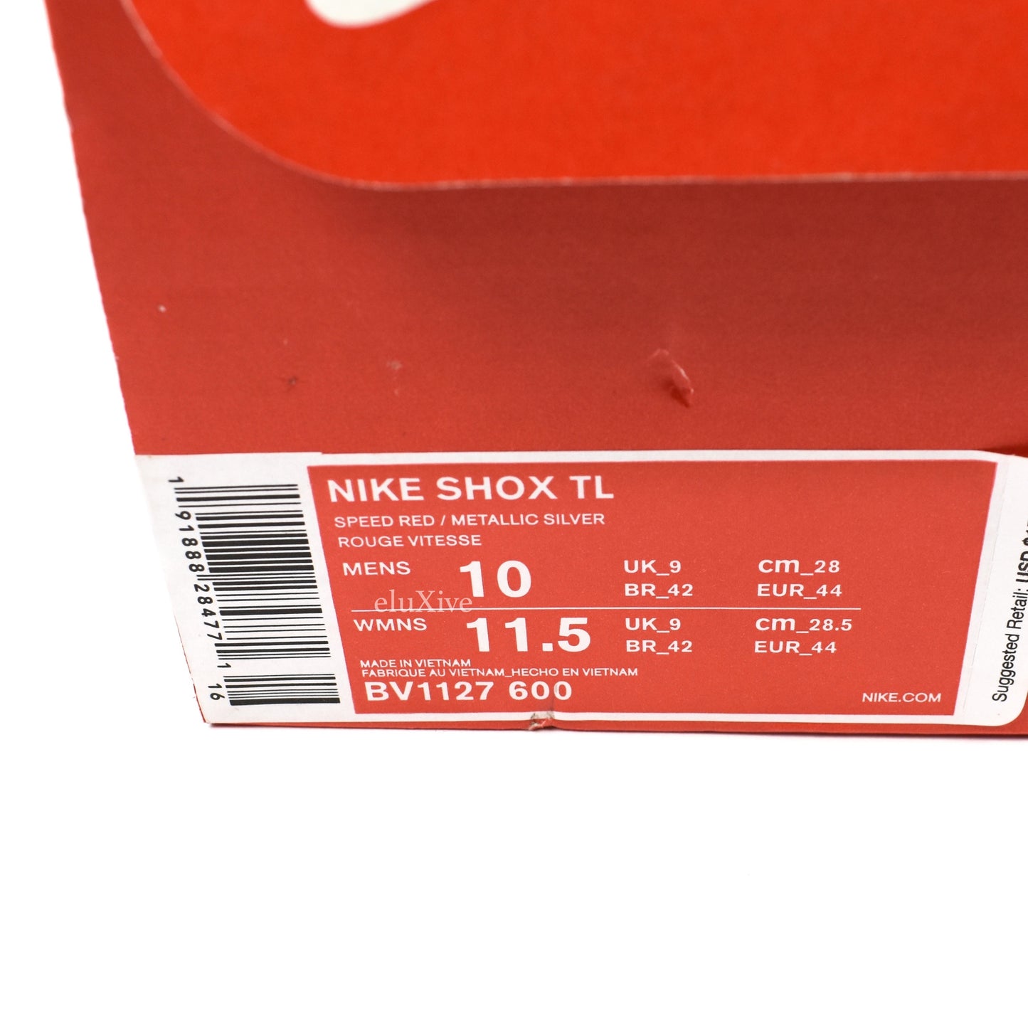 Nike - Shox TL (Speed Red / Metallic Silver)