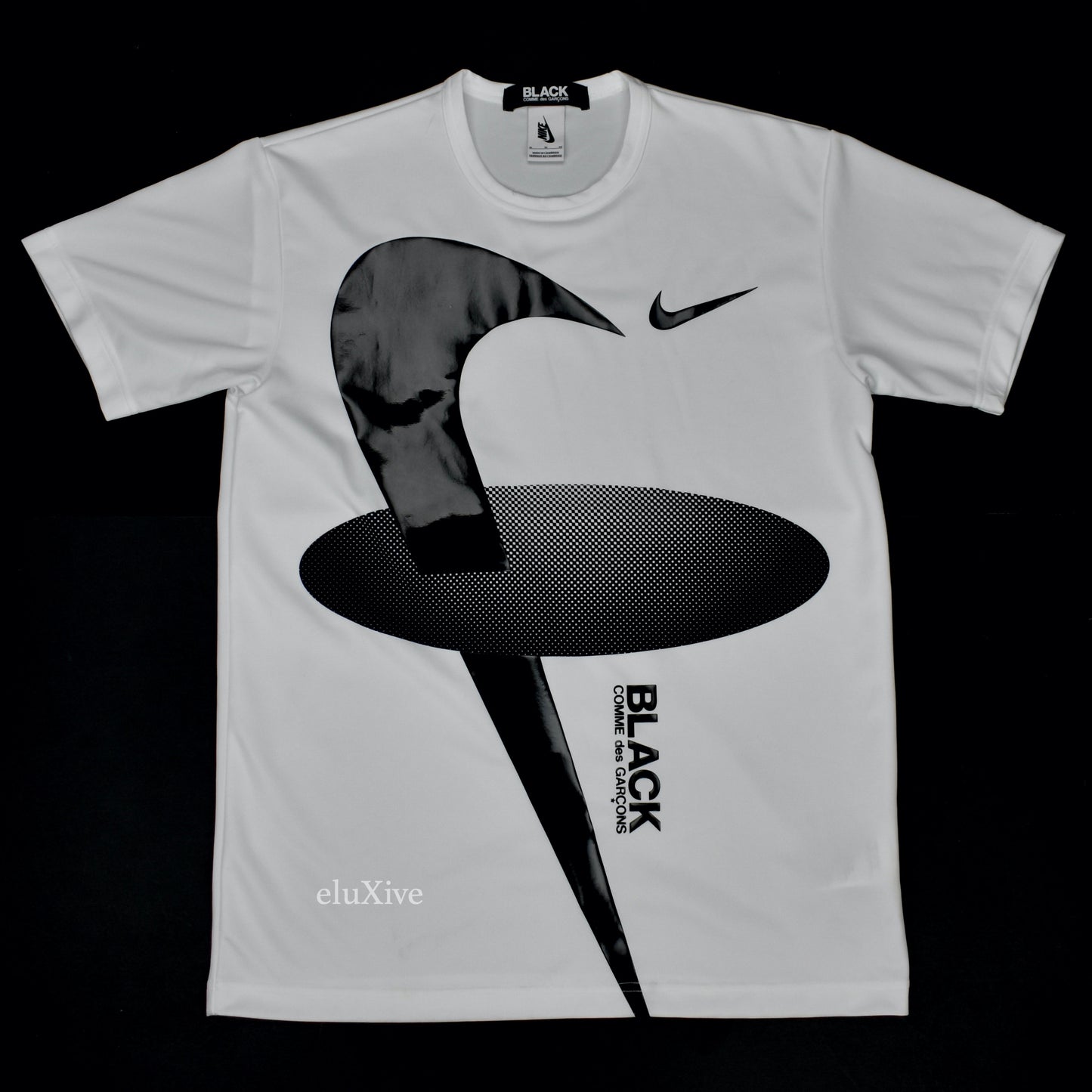 Comme des Garcons x Nike - 'Black Hole' Illusion Logo T-Shirt