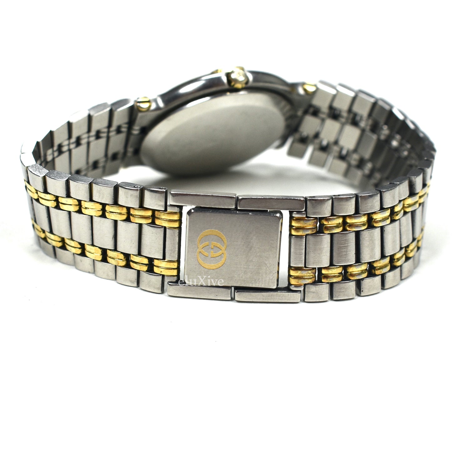 Gucci - 9000M Gold/Steel Ivory White Dial Watch