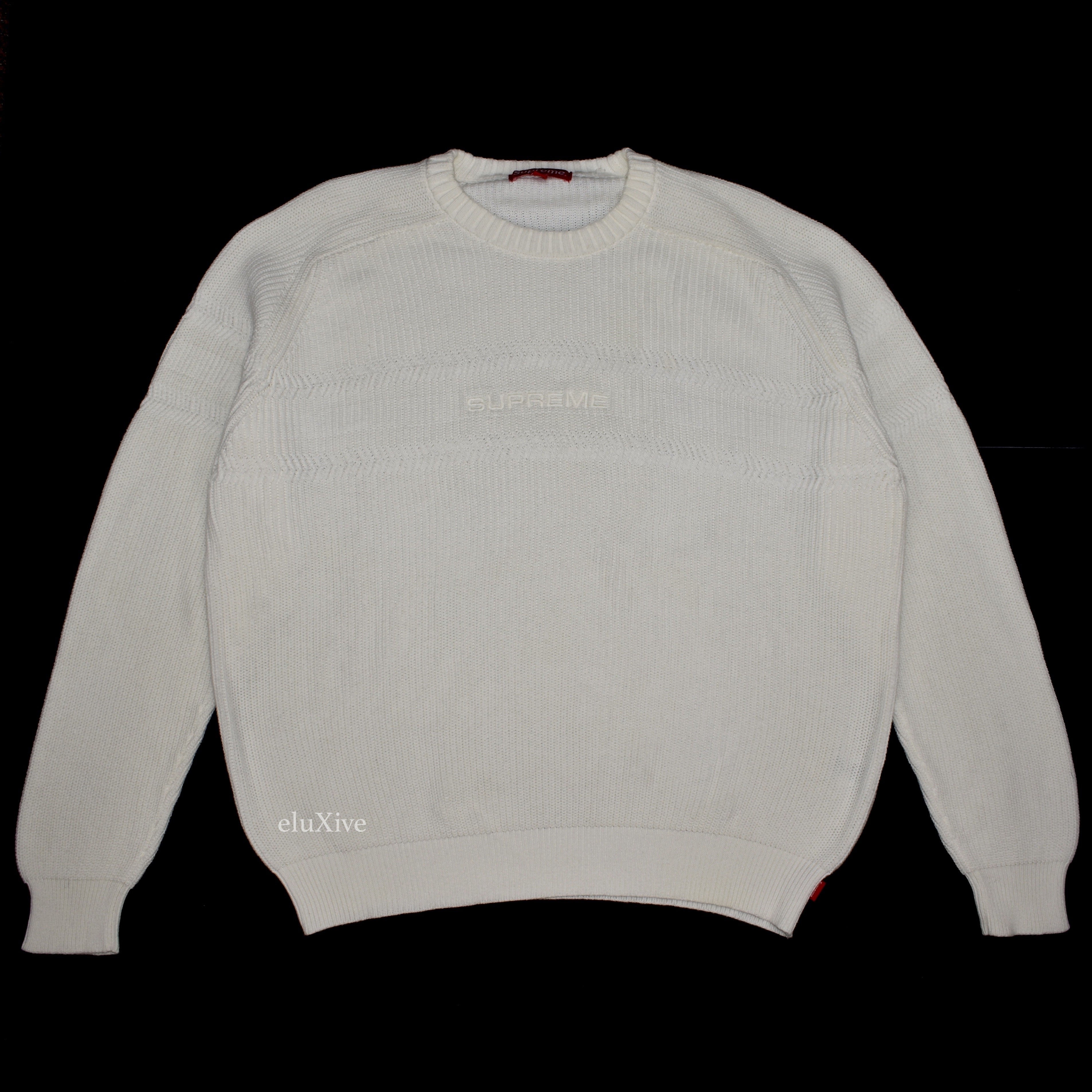 Supreme Men's Sweater - White - L