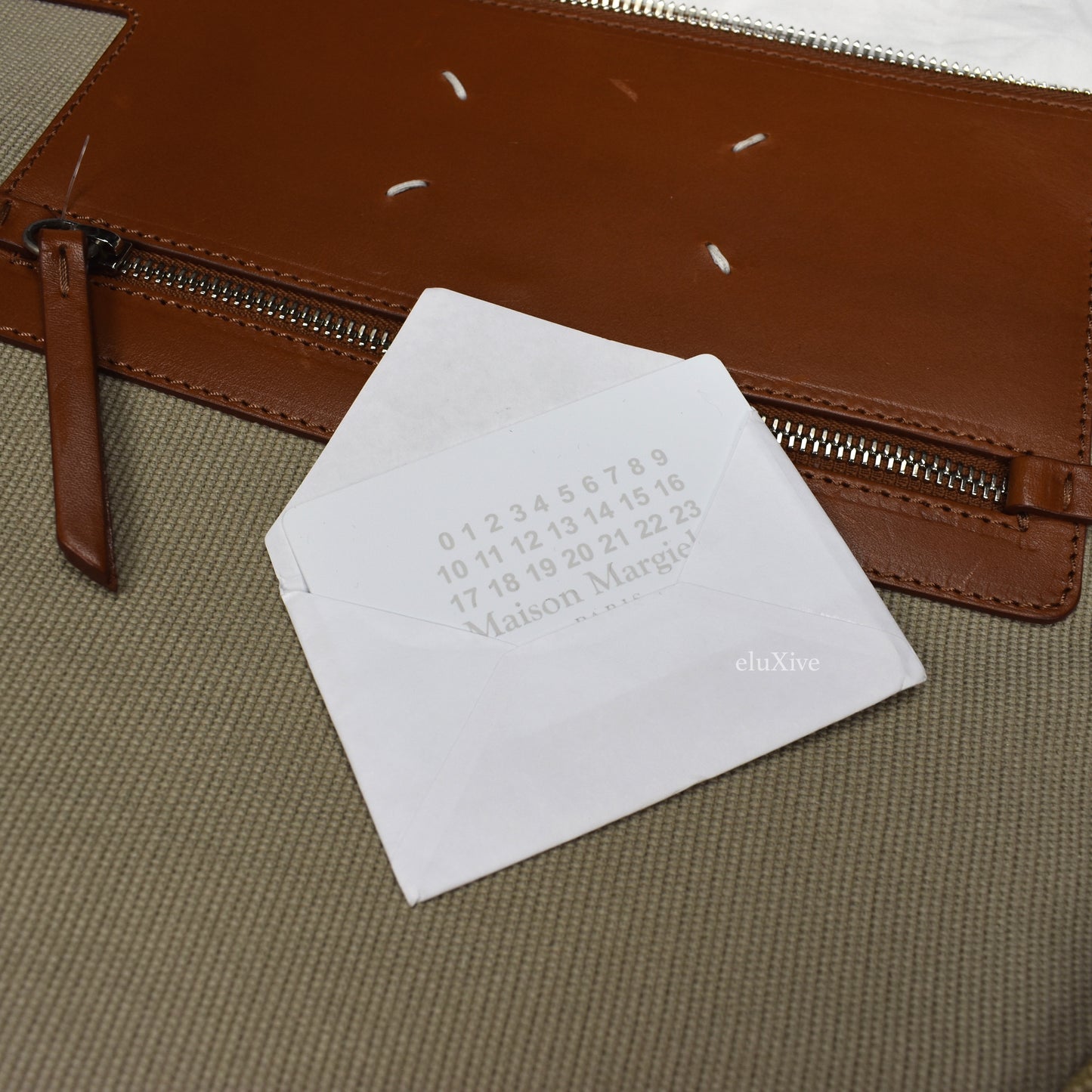 Maison Margiela - Beige Canvas & Leather Shoulder Bag