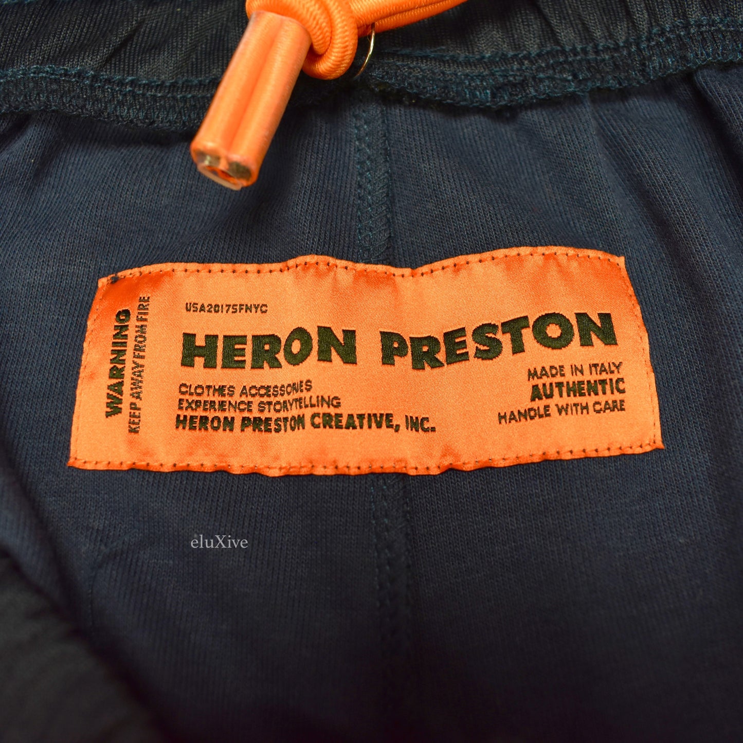 Heron Preston - Navy Russian 'STYLE' Logo Track Pants