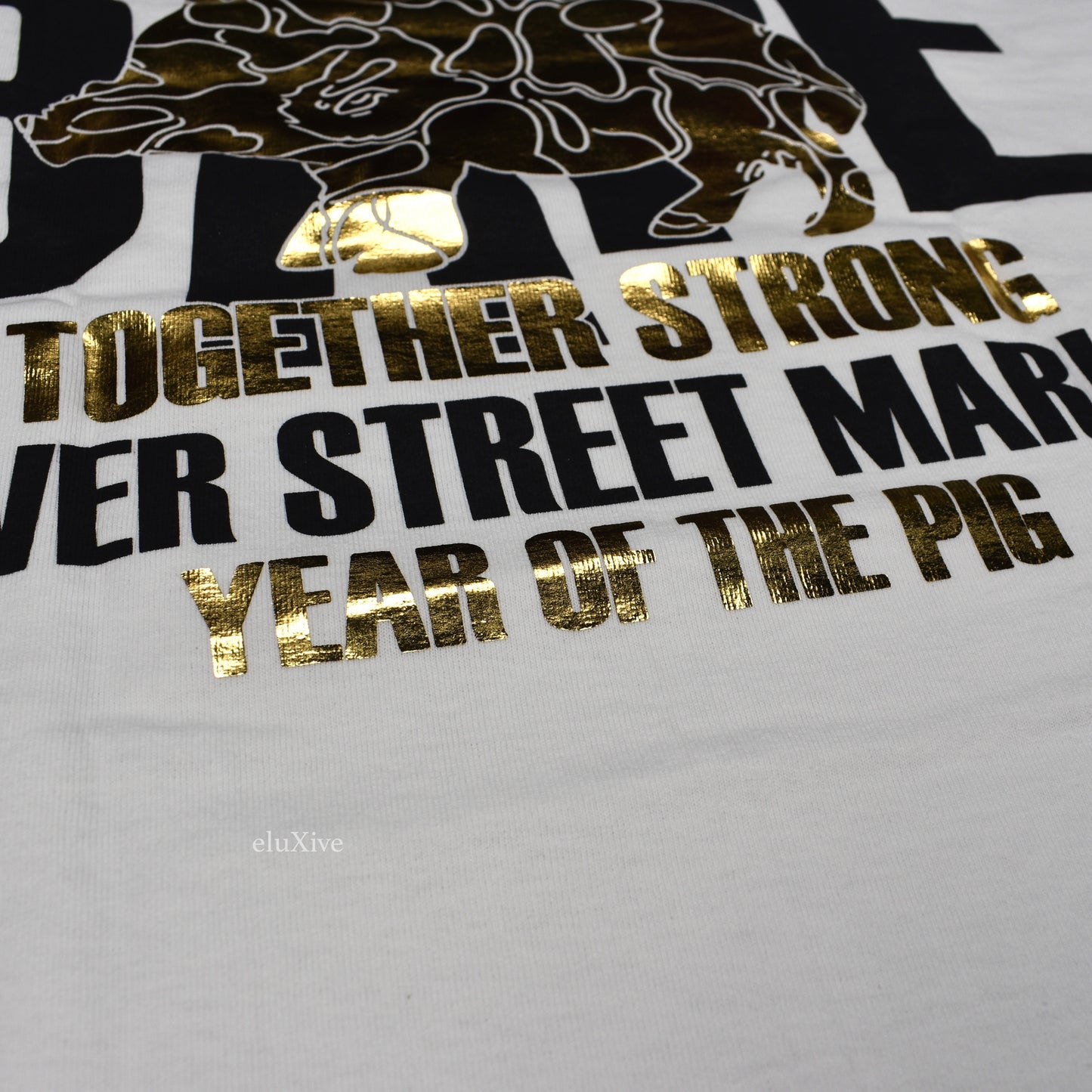 Bape x DSM - Year of the Pig Foil Logo T-Shirt