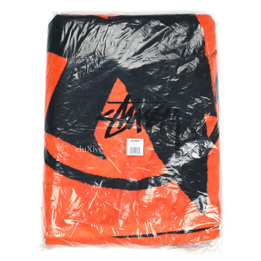 Cactus Plant Flea Market x Stussy - CPFM Orange Logo Beach Towel