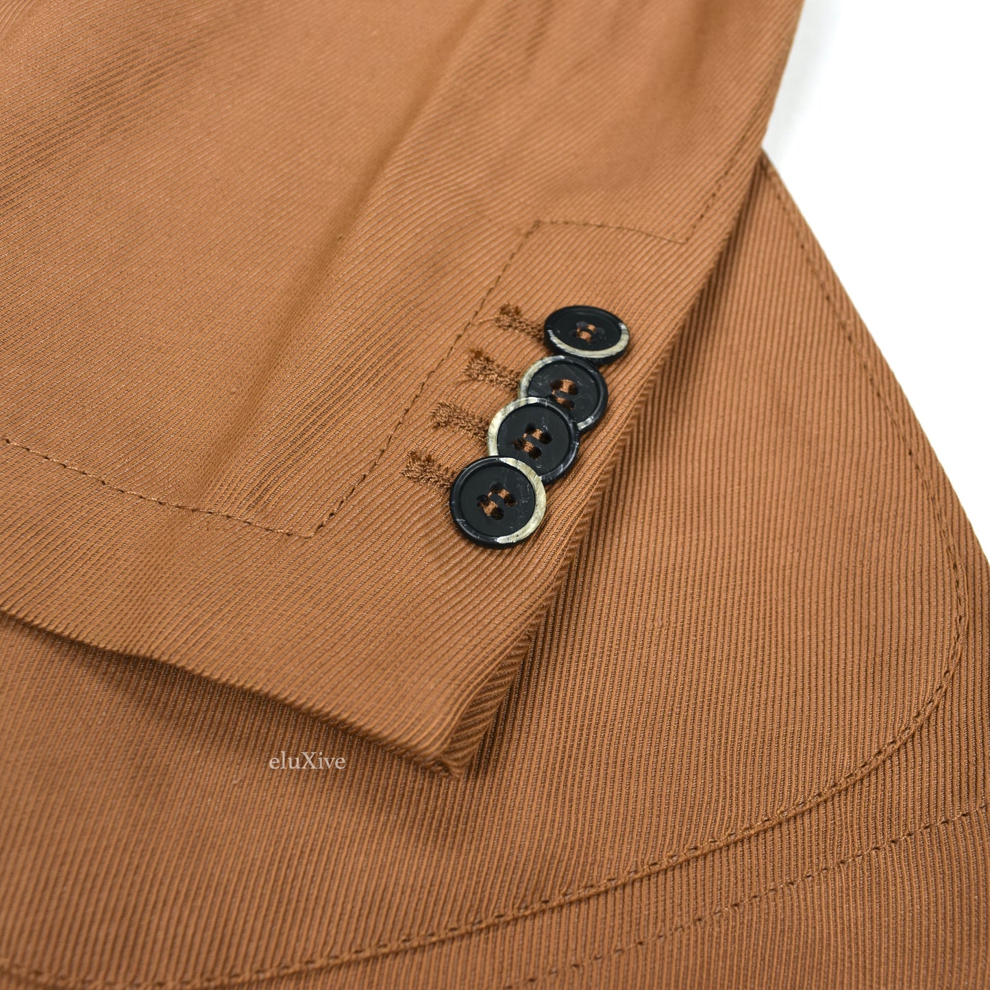 Barena - Tan Viscose Gabardine Unlined Sport Coat