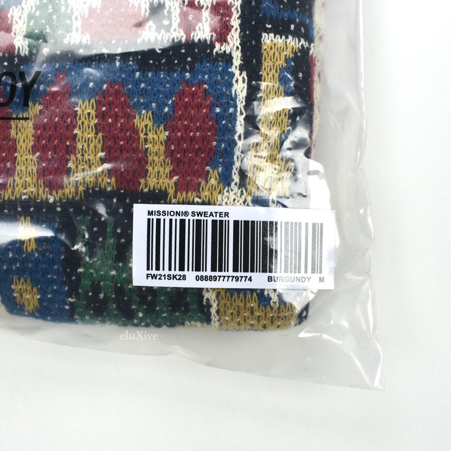 Supreme x Missoni - Multicolor Skyline Jacquard Logo Knit Sweater